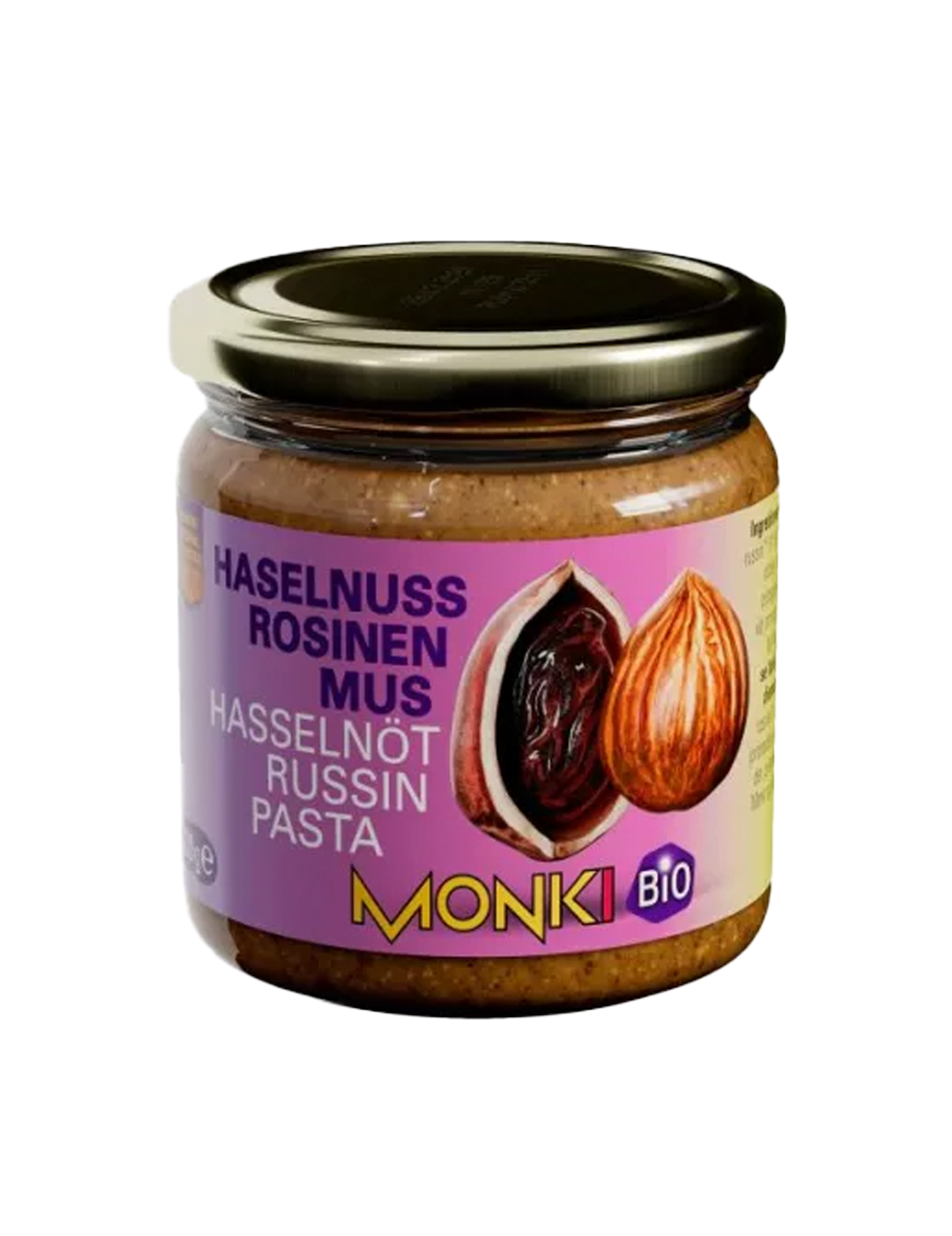 Økologisk Hasselnøddesmør med Rosiner