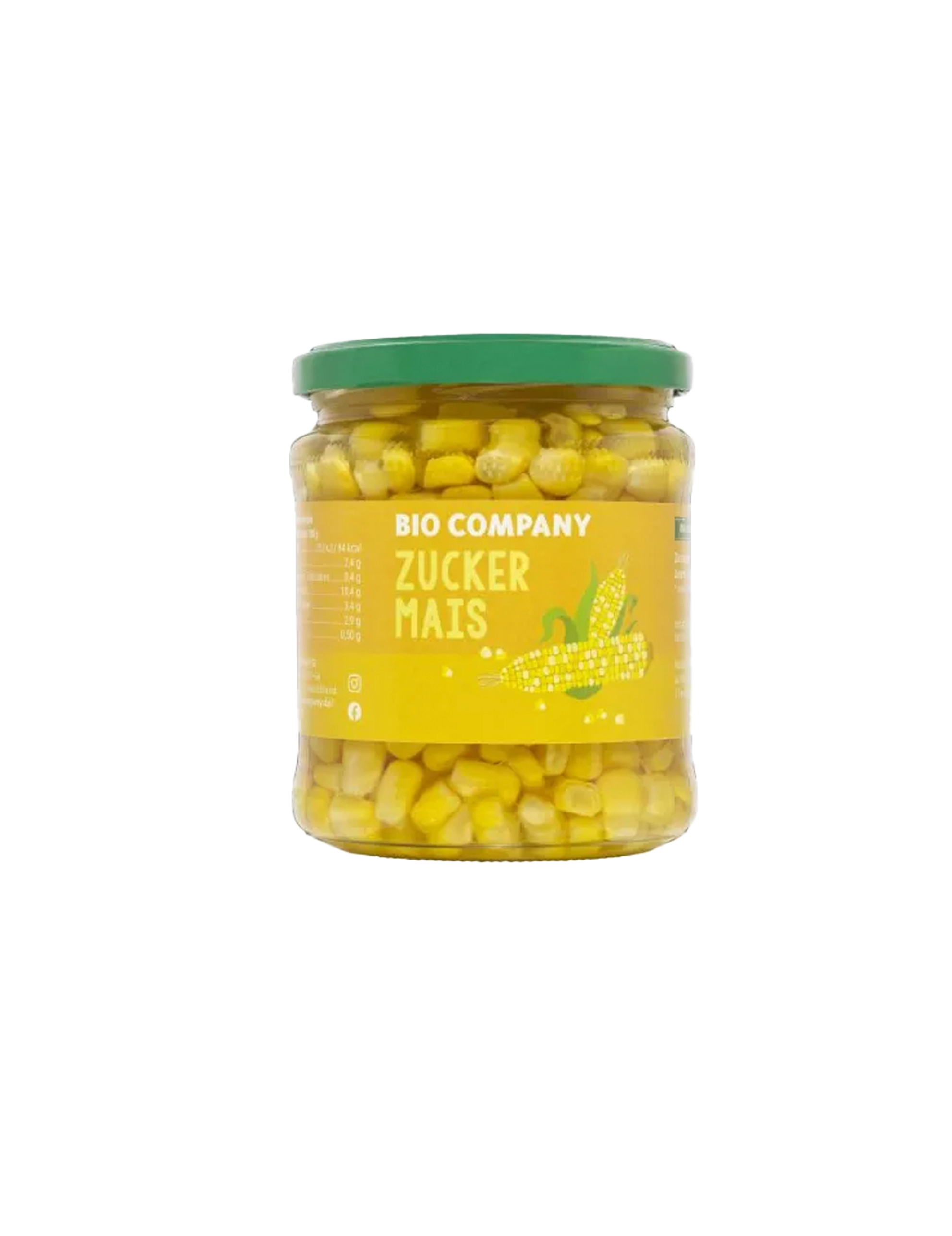 Økologisk Sukkermajs (330g)