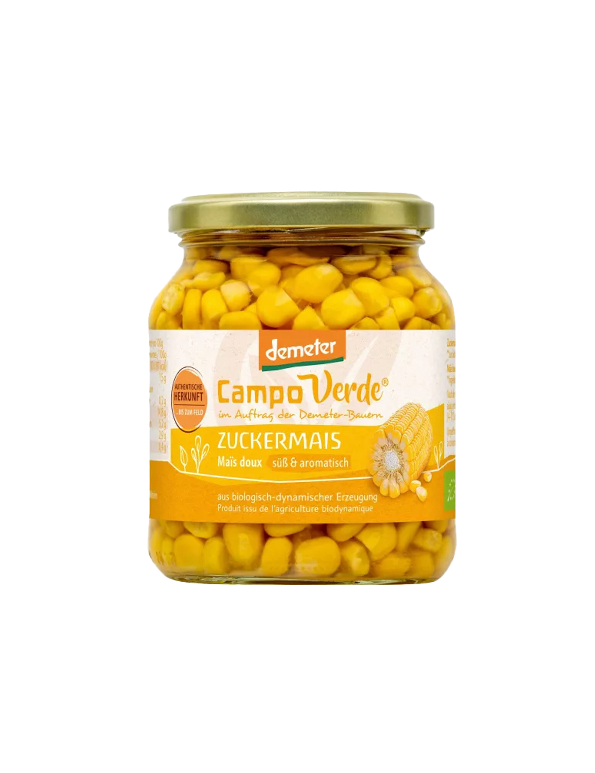 Sukkermajs i glas (350g)