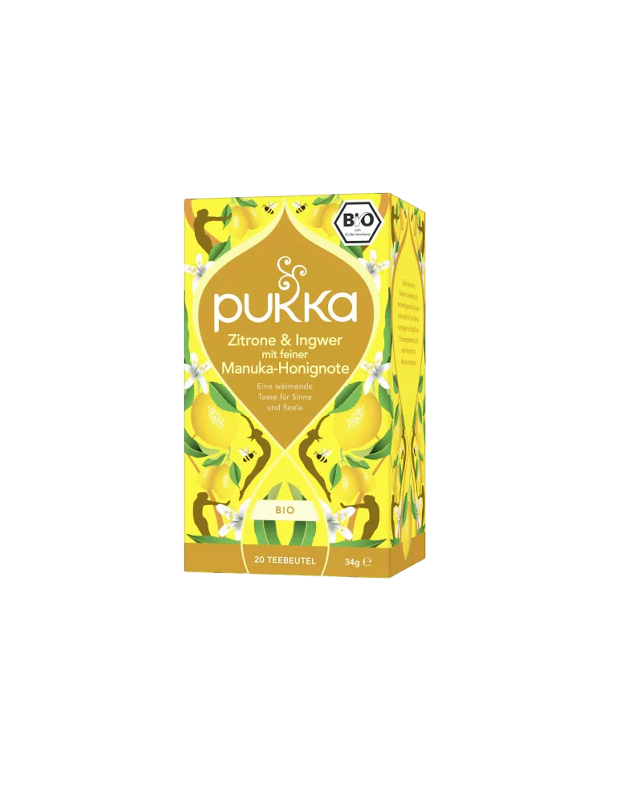 Økologisk Citron & Ingefær te med Manuka