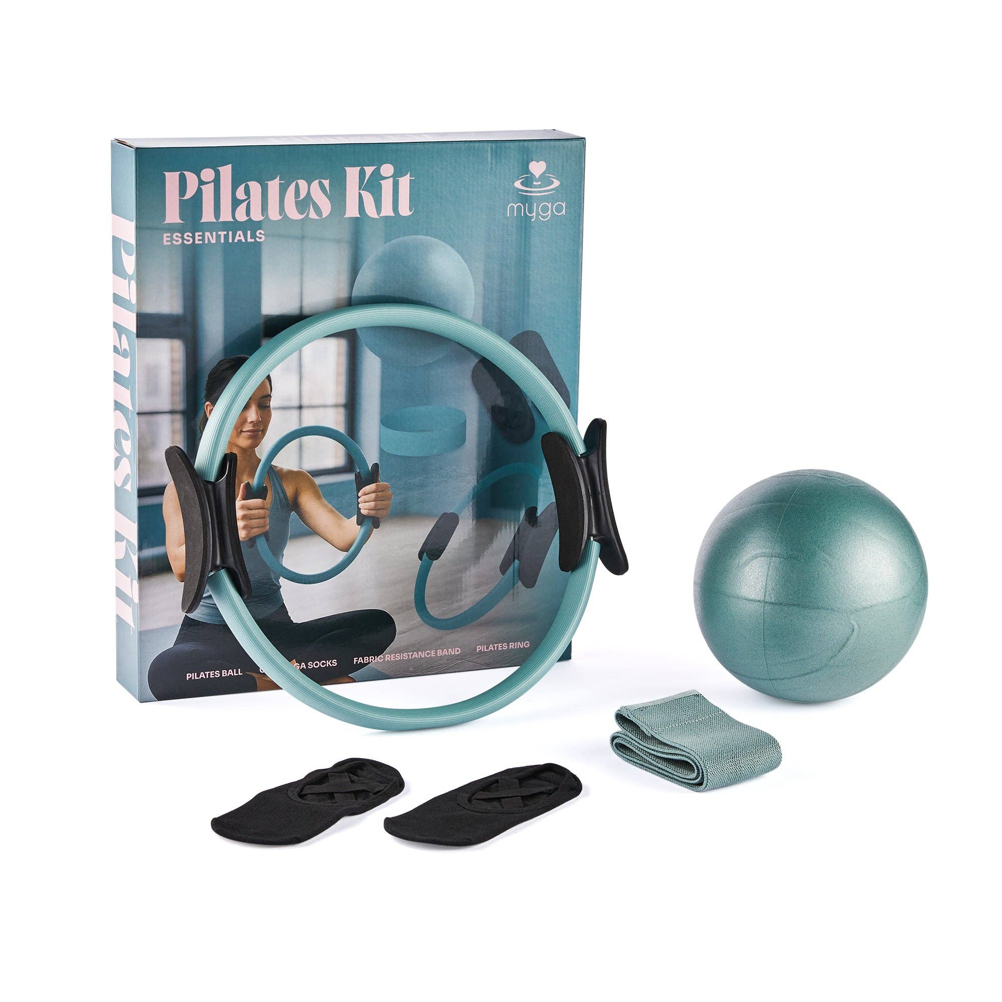 Teal Pilates-sæt