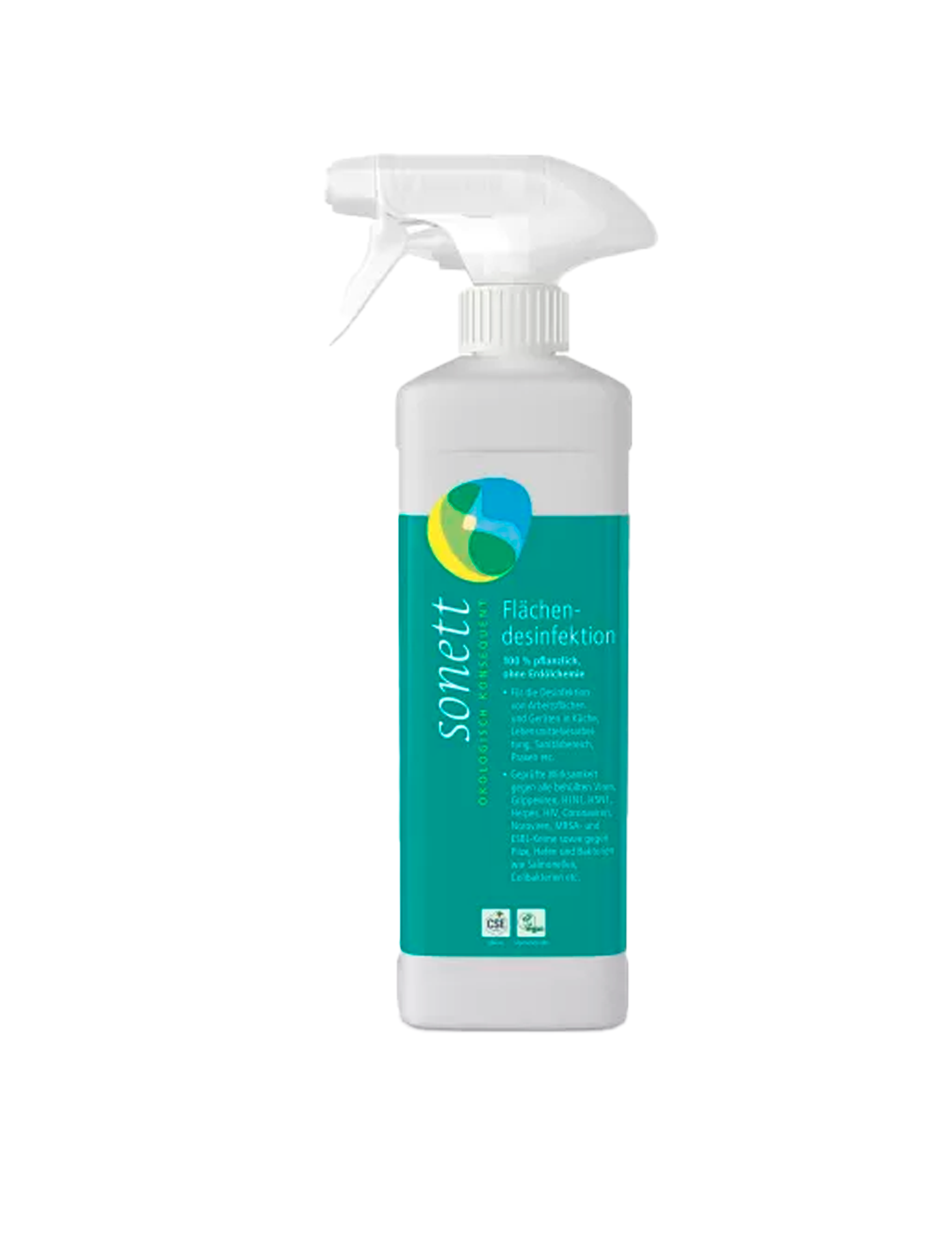 Overfladedesinfektion med sprøjte (500ml)