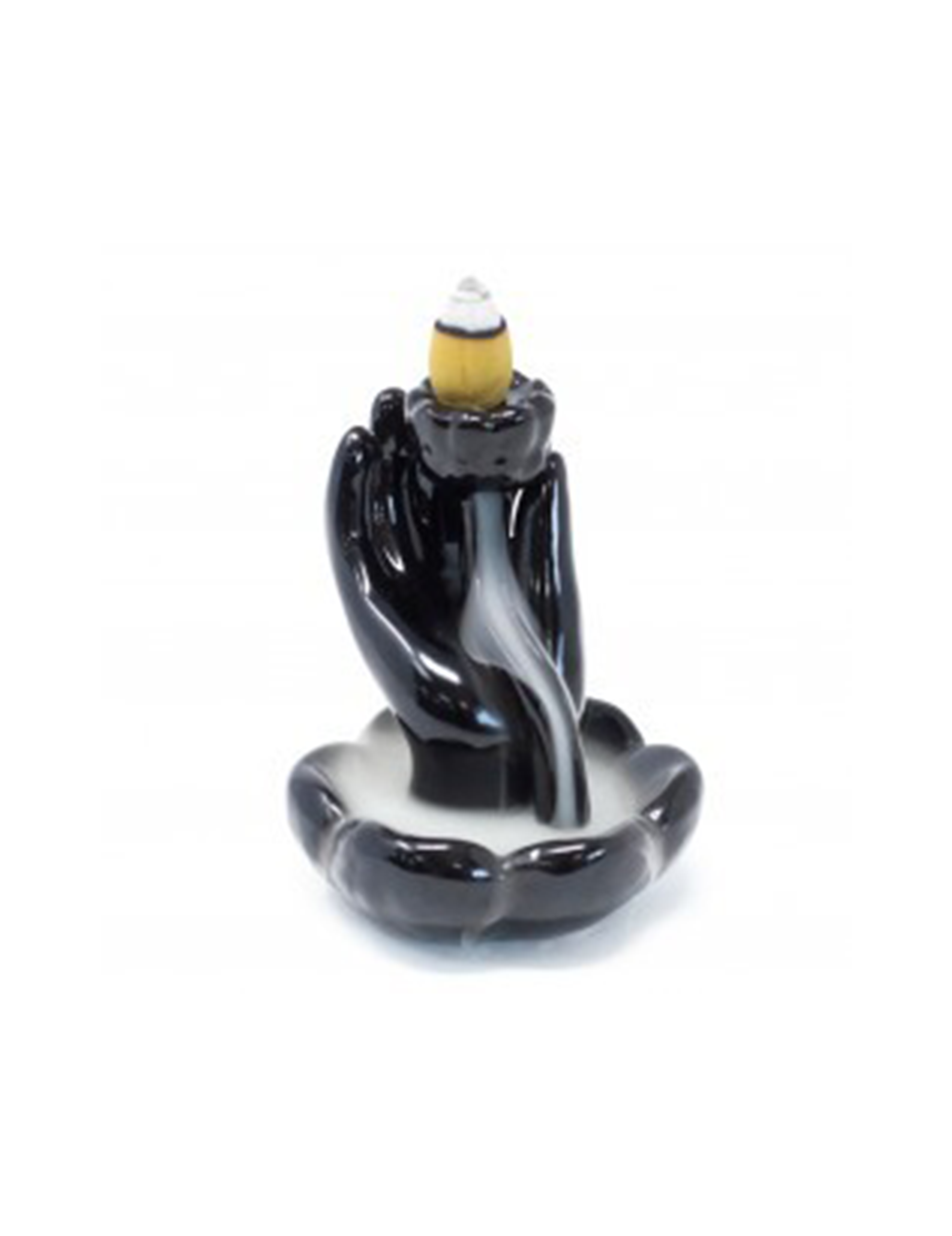 Backflow røgelsesholder - Lotus Hånd