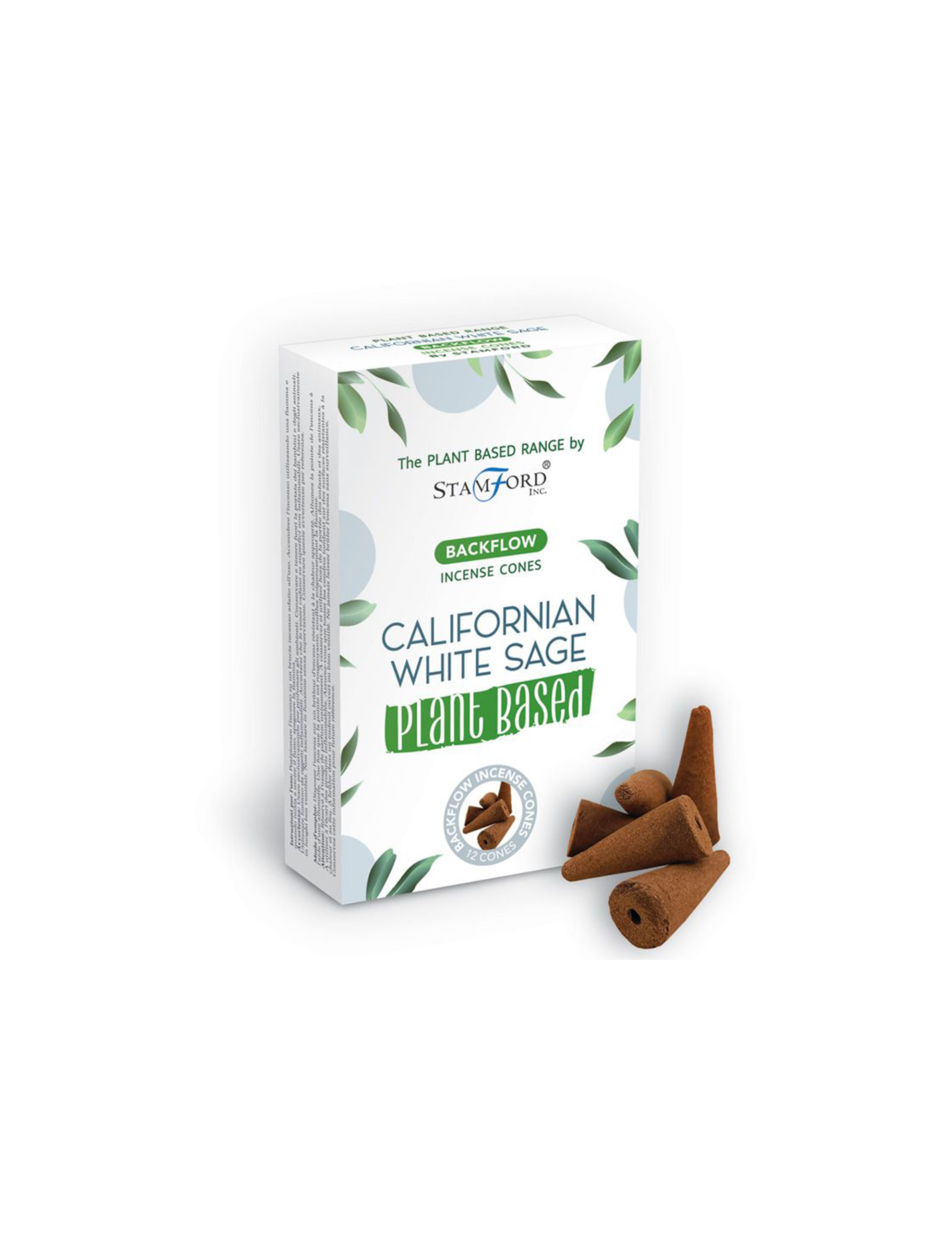 Backflow Incense Cones - Californian White Sage