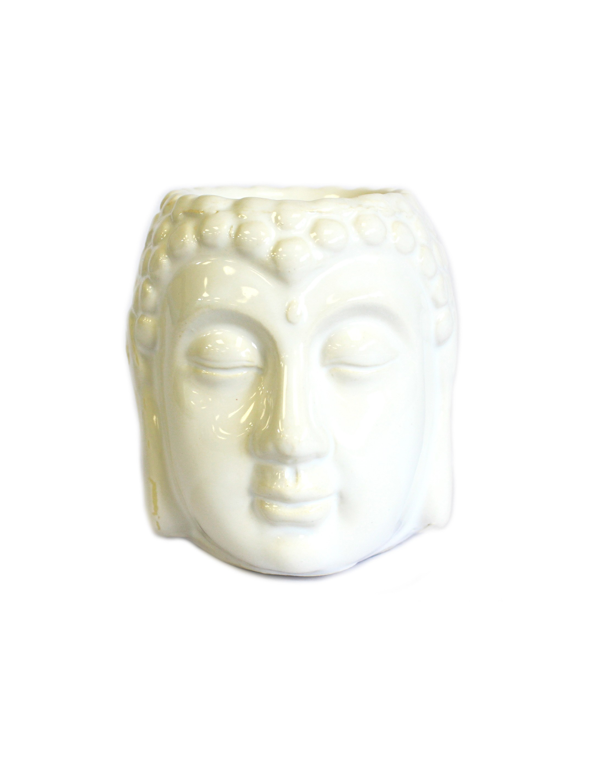 Buddha Oliebrænder Hvid