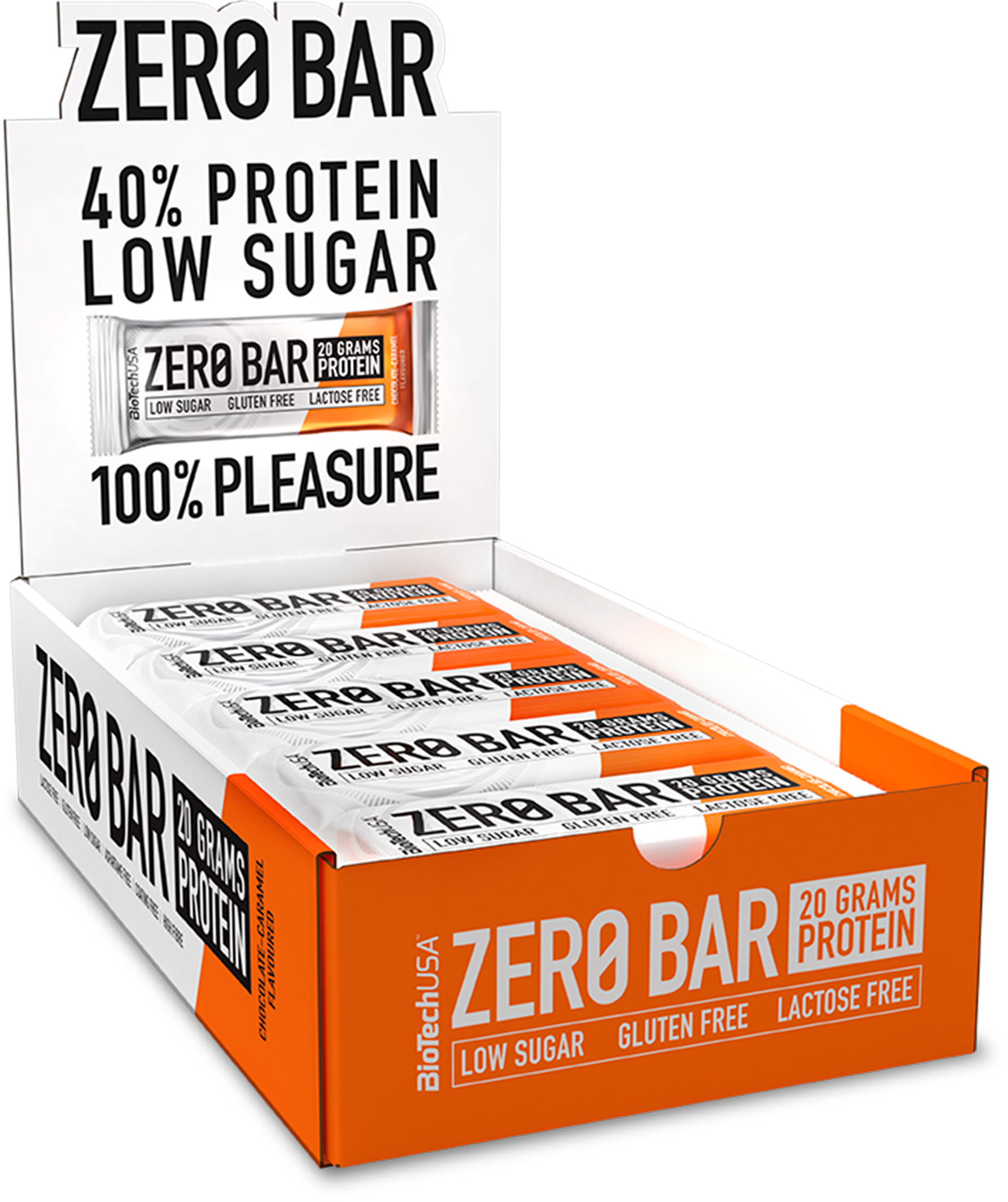 Zero Bar - Chocolate Caramel (20 stk.)