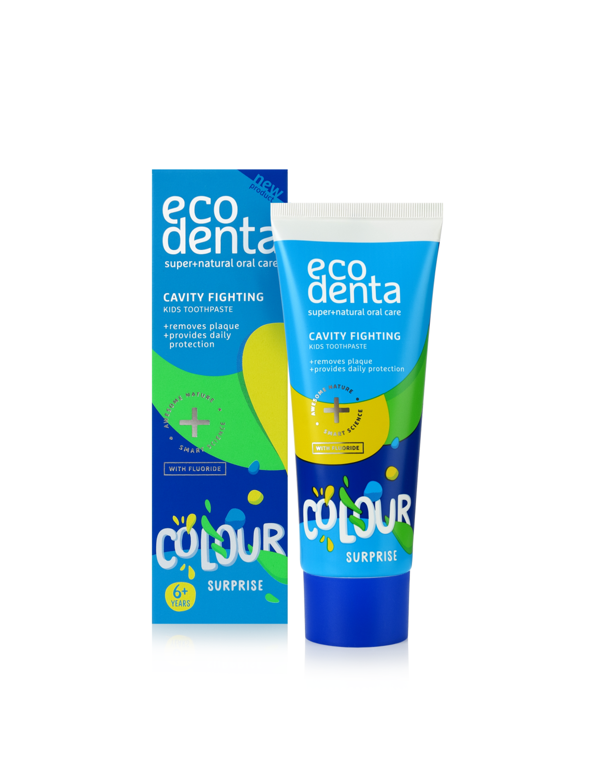 Colour surprise cavity fighting kids toothpaste
