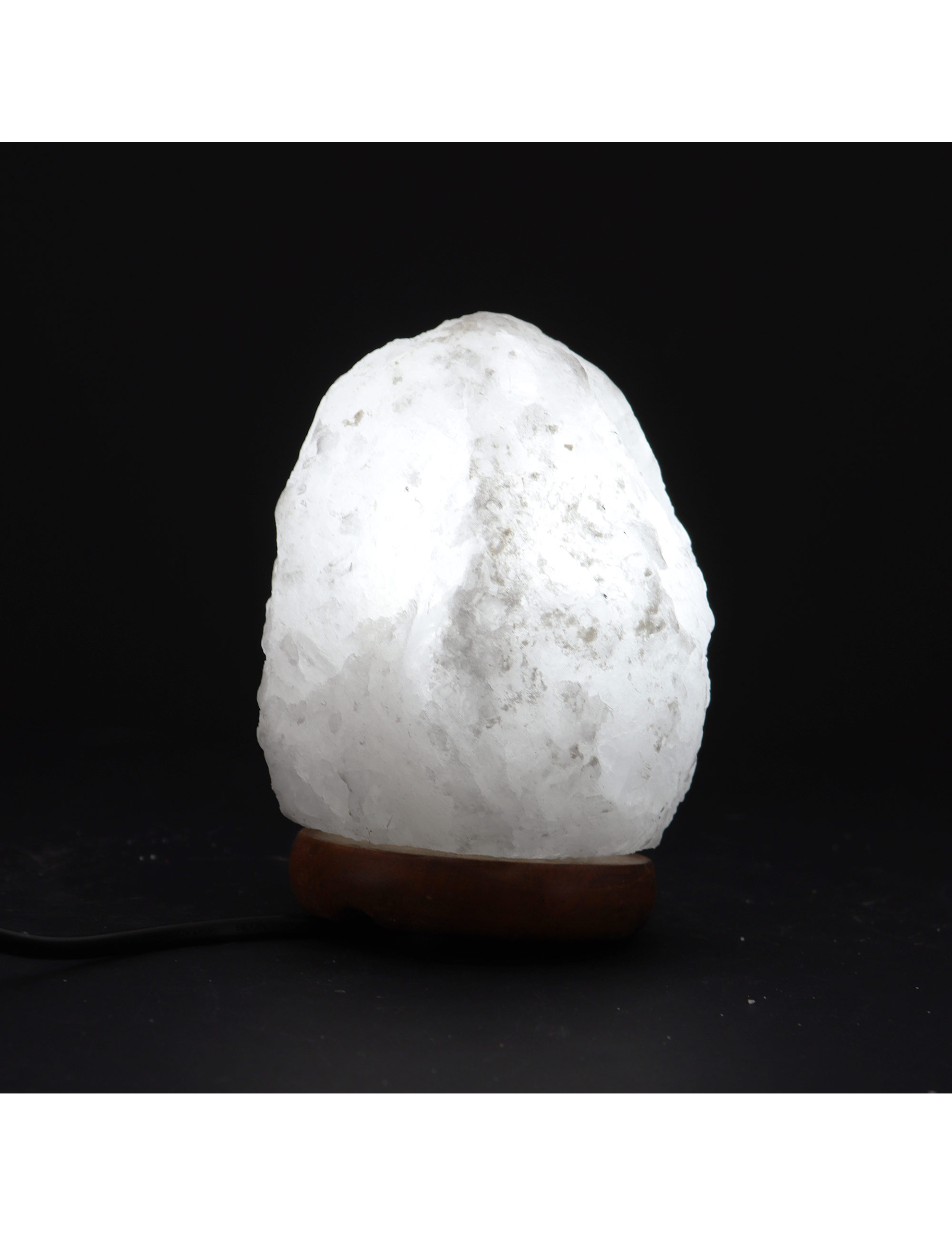 Crystal Rock Himalaya Saltlampe m. Træfod (1,5-2 kg)