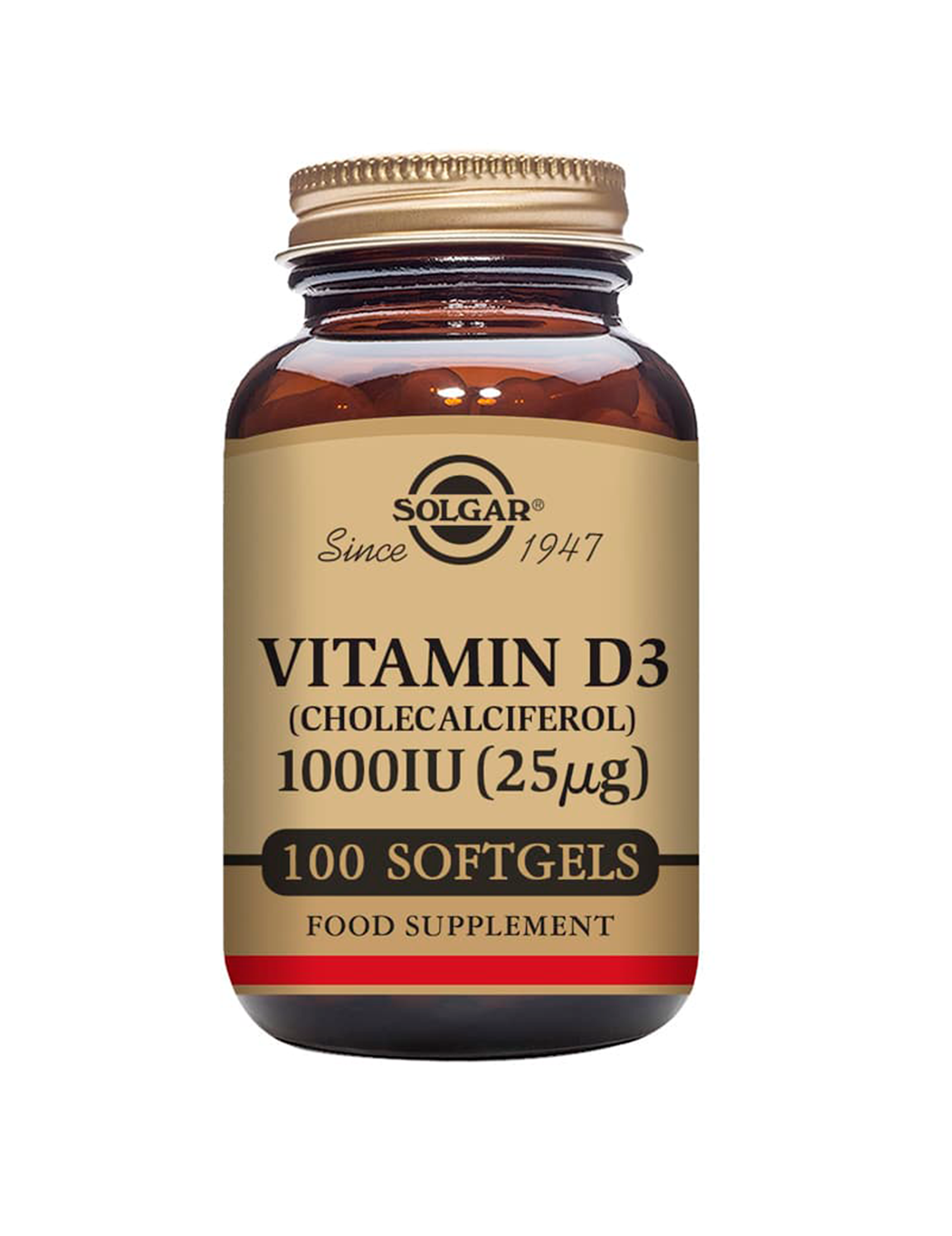 D3 vitamin 25ug 100 soft gels