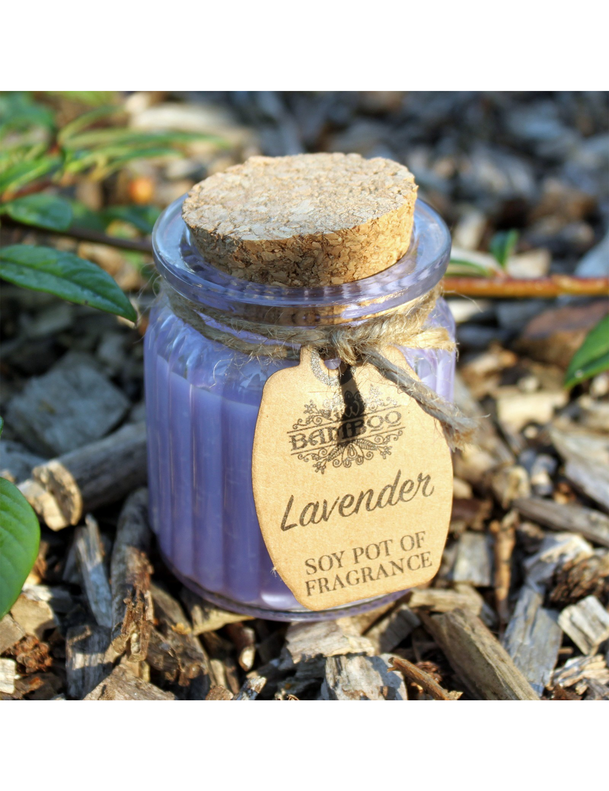 Duftlys i Glas - Lavendel