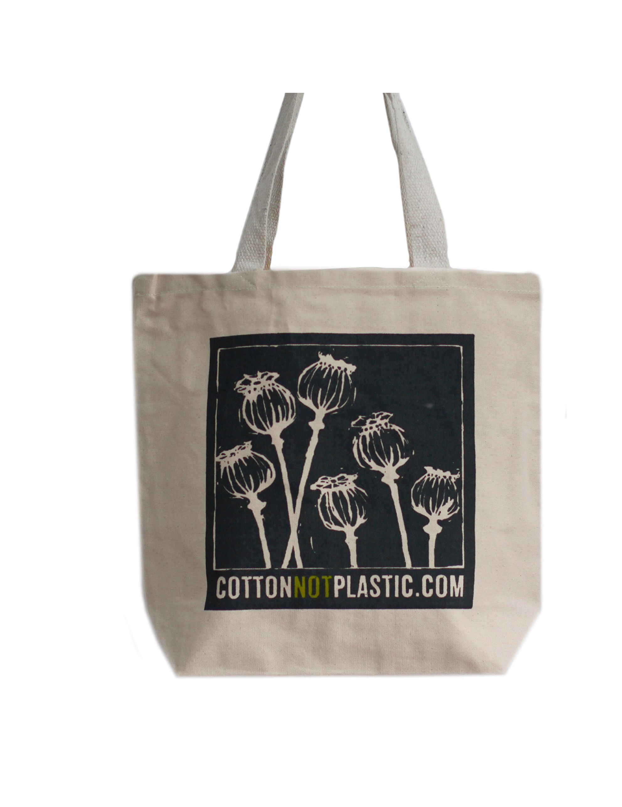 Eco Tote Bag Indkøbspose - Poppy Heads