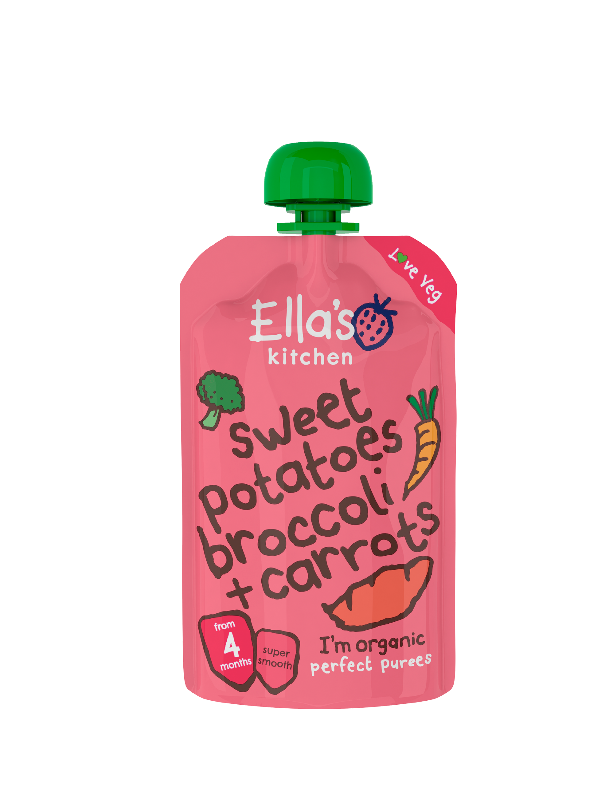 Sød kartoffel, broccoli og gulerod (7 pak)
