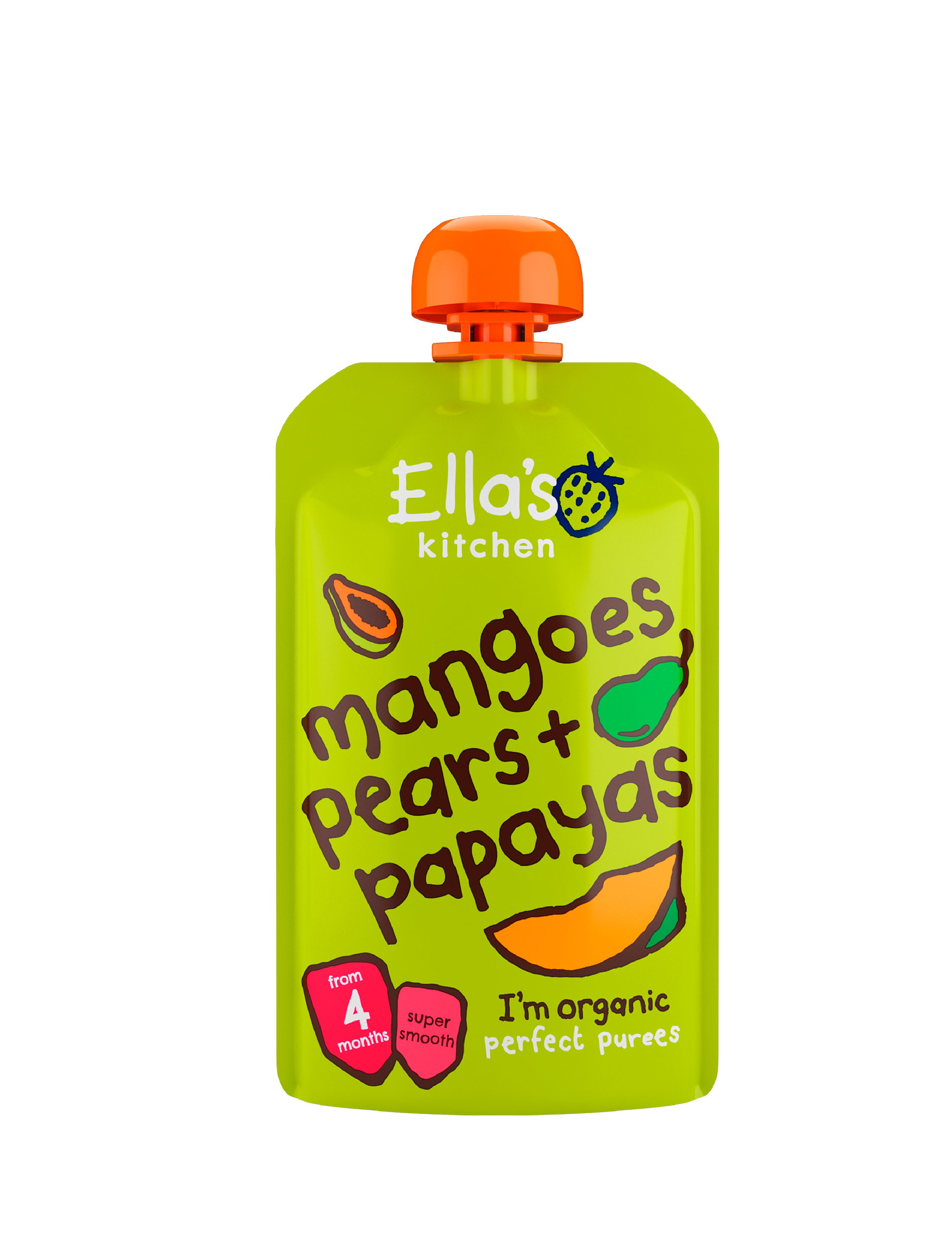 Mango, pære og papaya (7 pak)