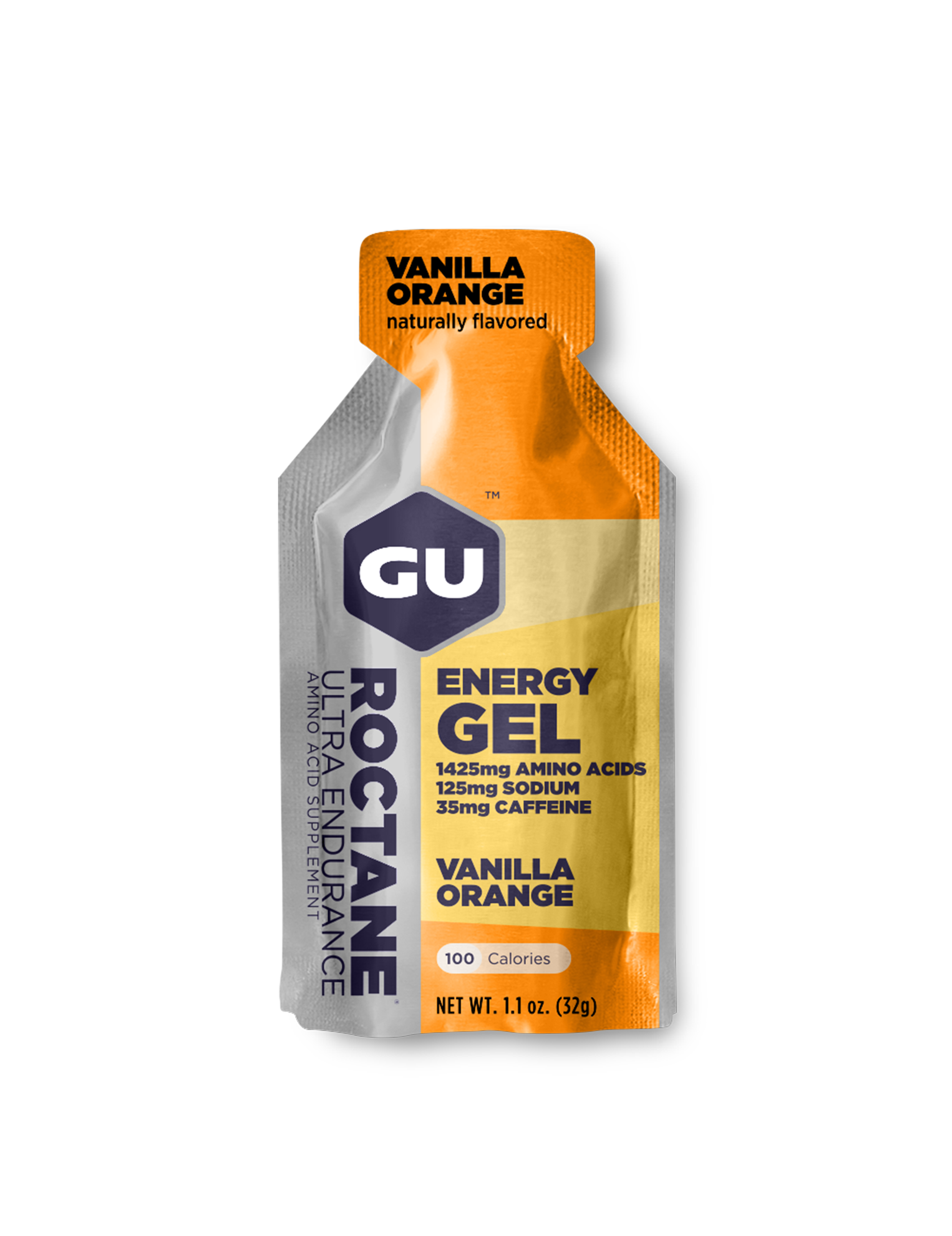 Energy Gel Roctane - Vanilla Orange m. koffein (32g)