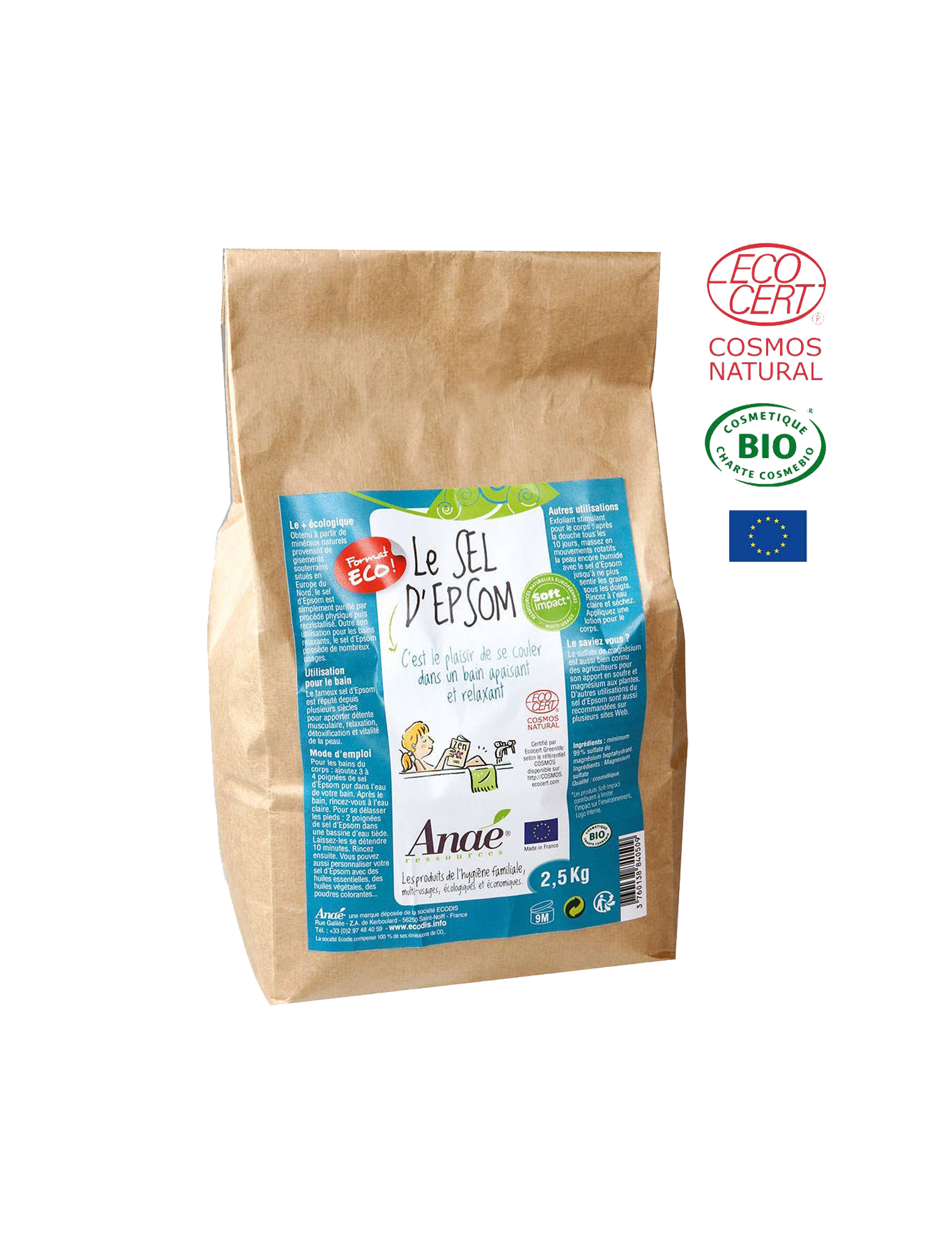 Epsom Salt - Løs 2,5 kg