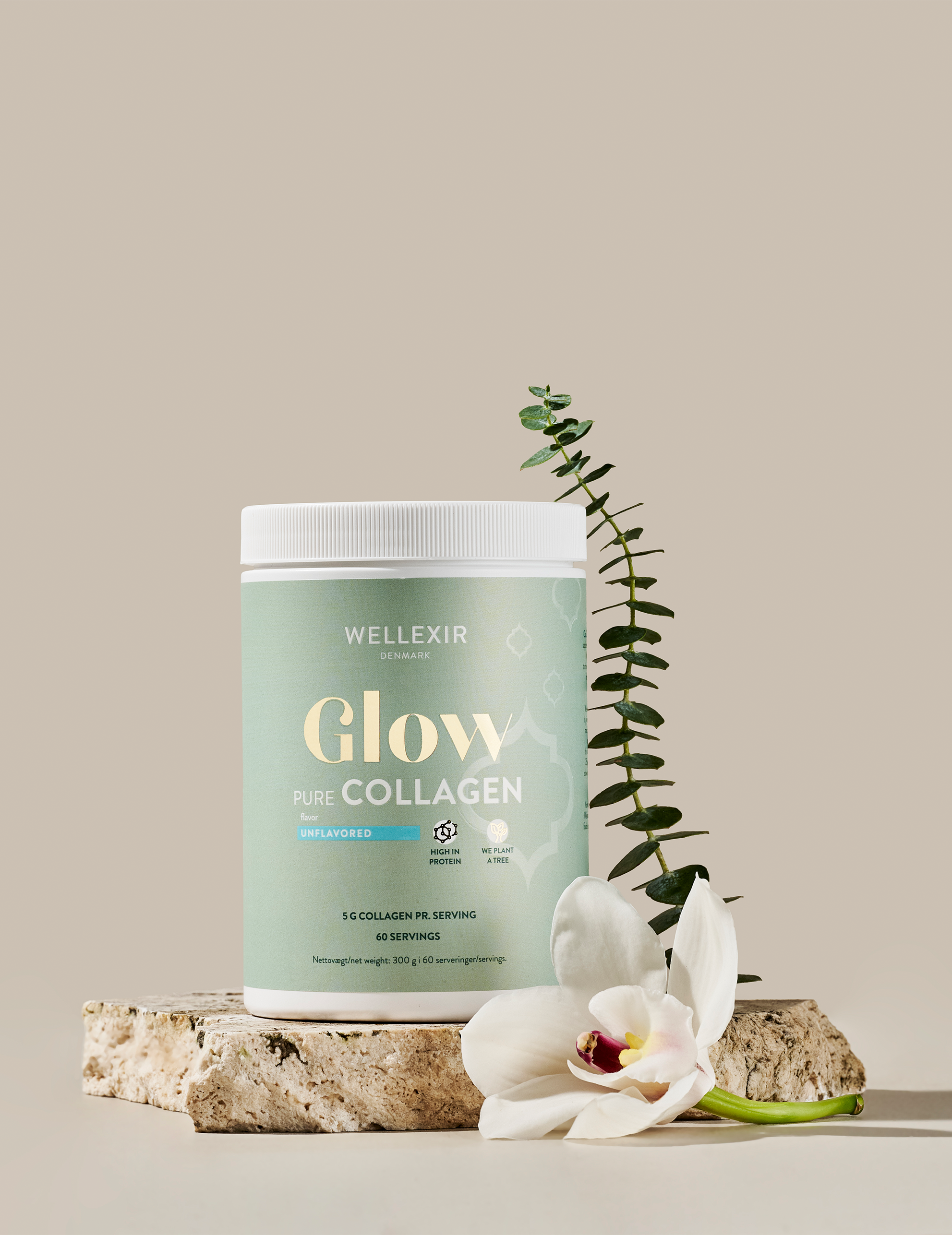 Glow Pure Collagen Unflavoured (300g)