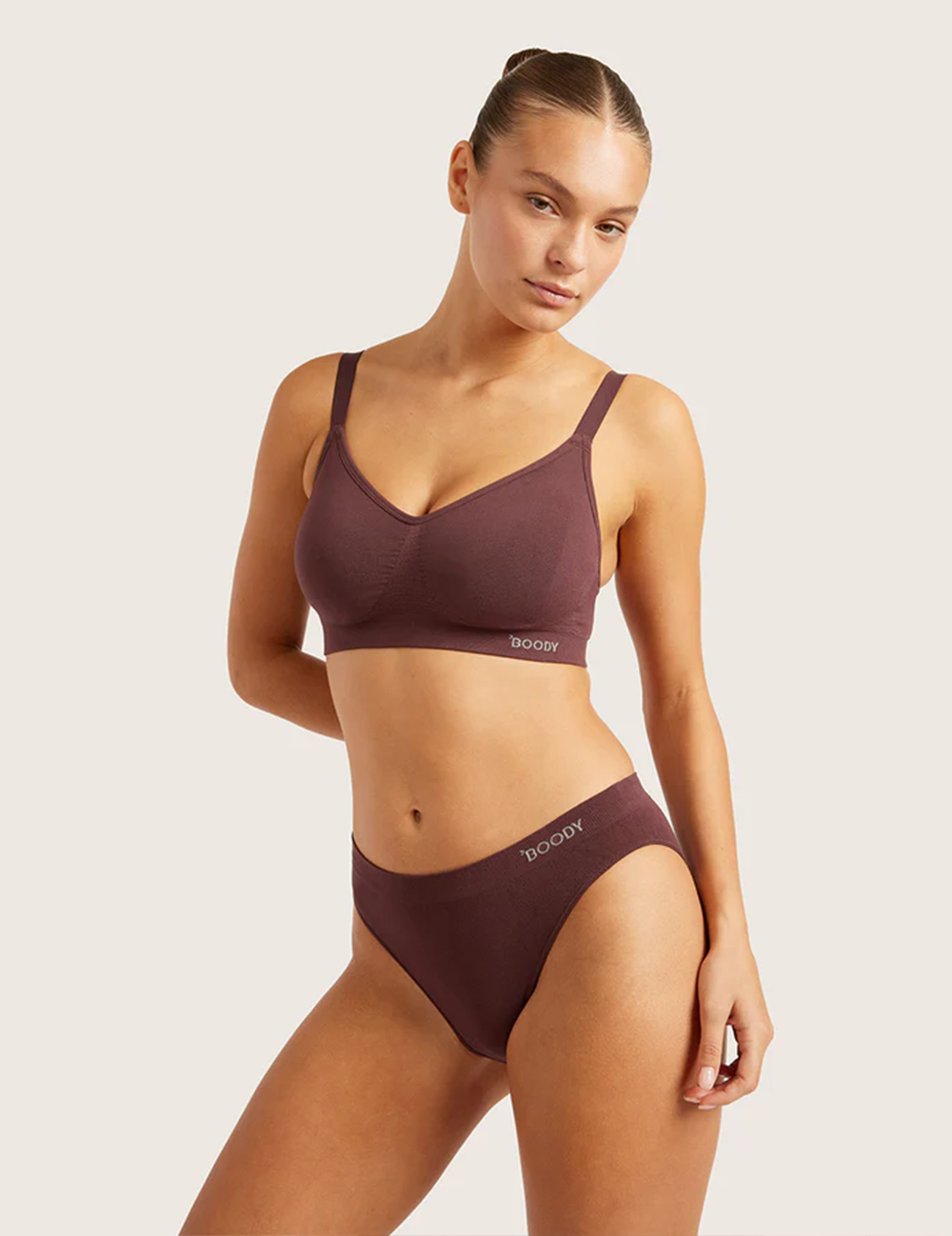 Full Bust Wireless BH – Mulberry