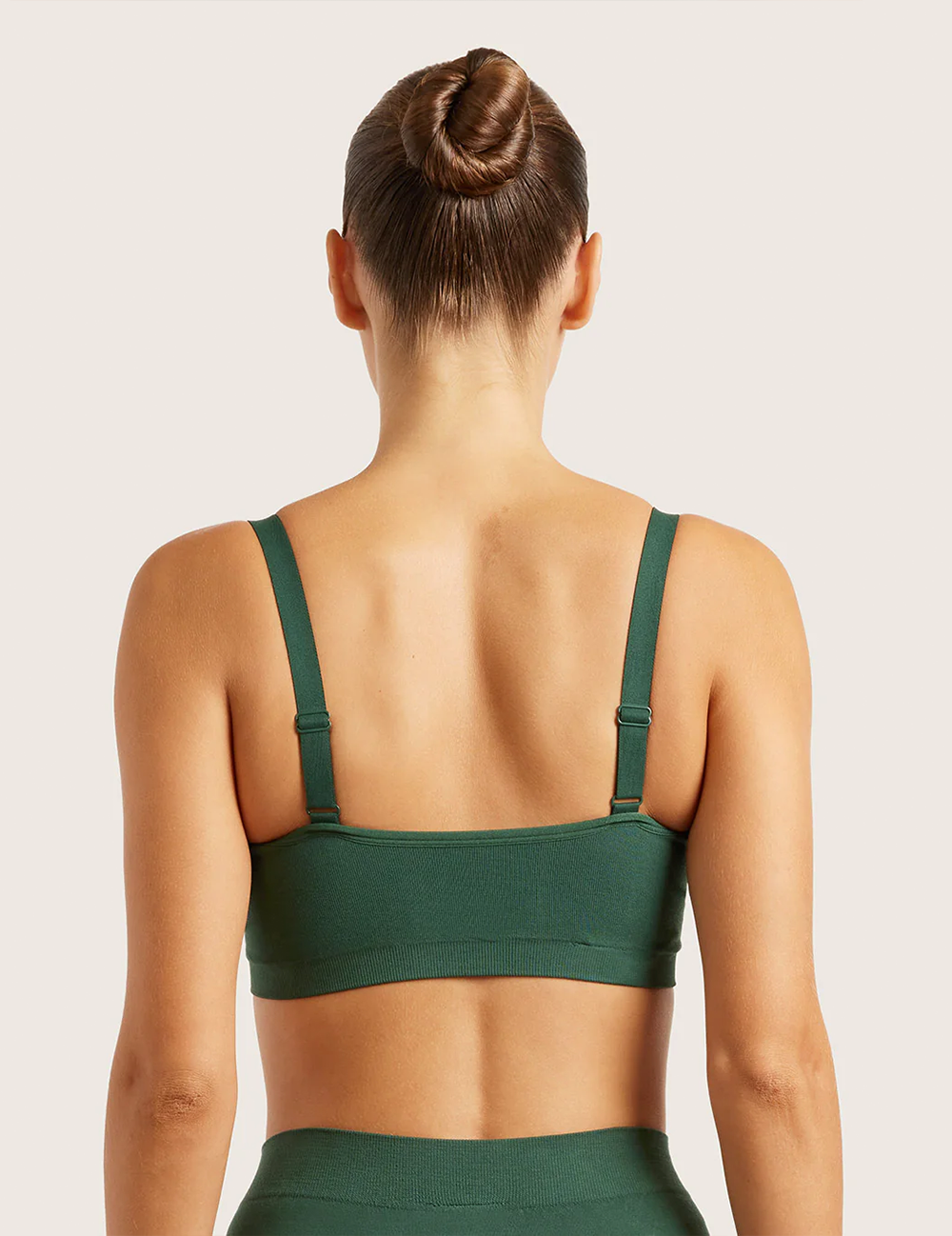 Full Bust Wireless Bra Emerald Green
