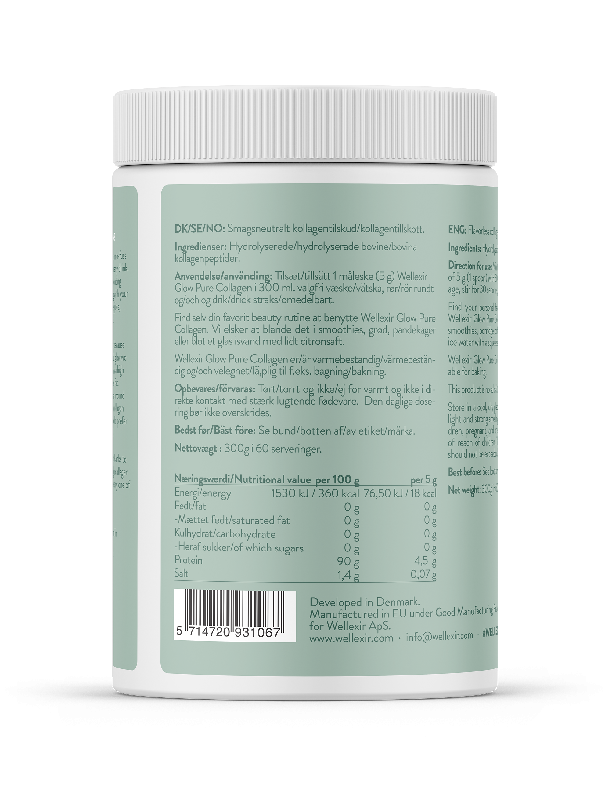 Glow Pure Collagen Unflavoured (300g)