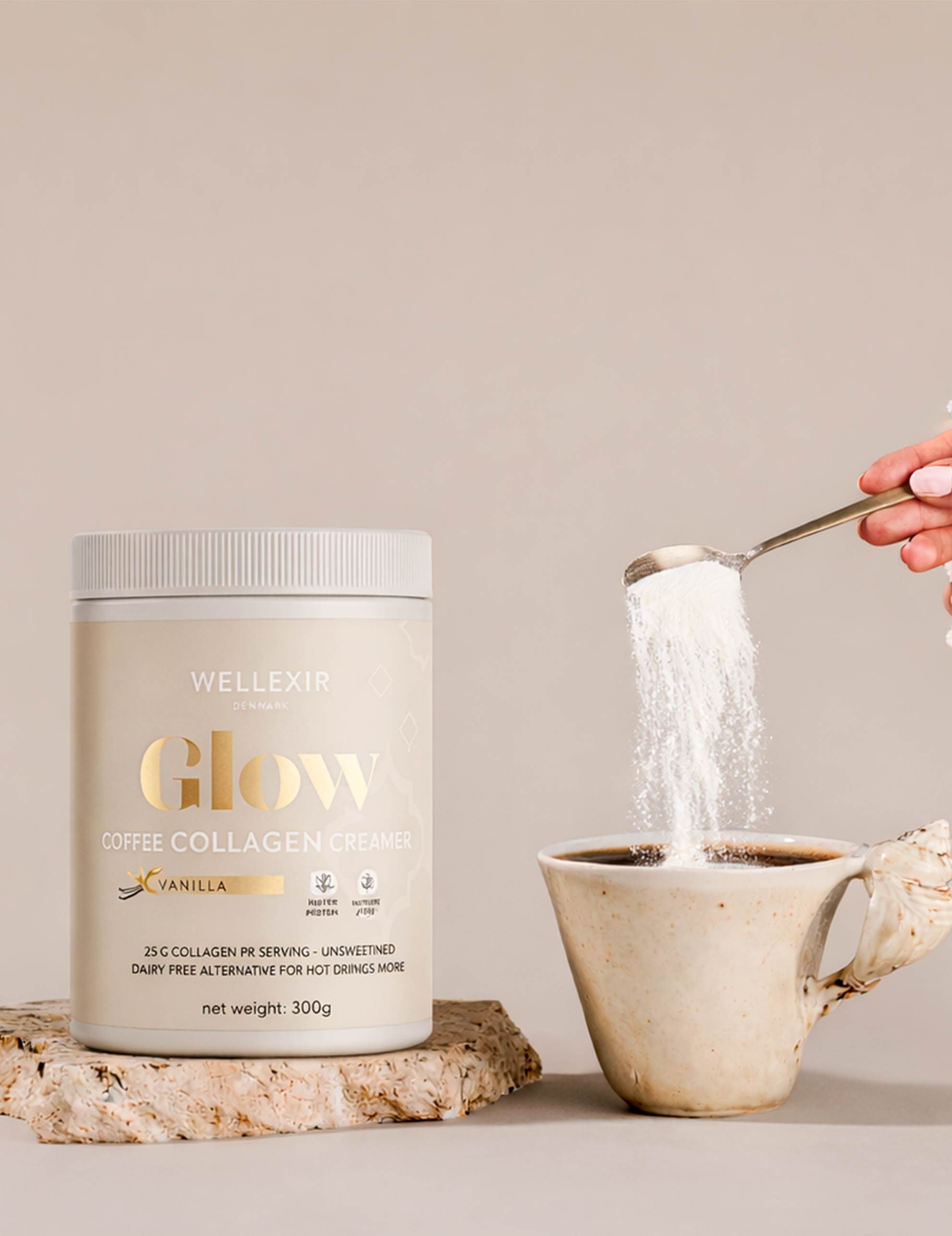Glow Collagen Creamer Vanilla (300g)
