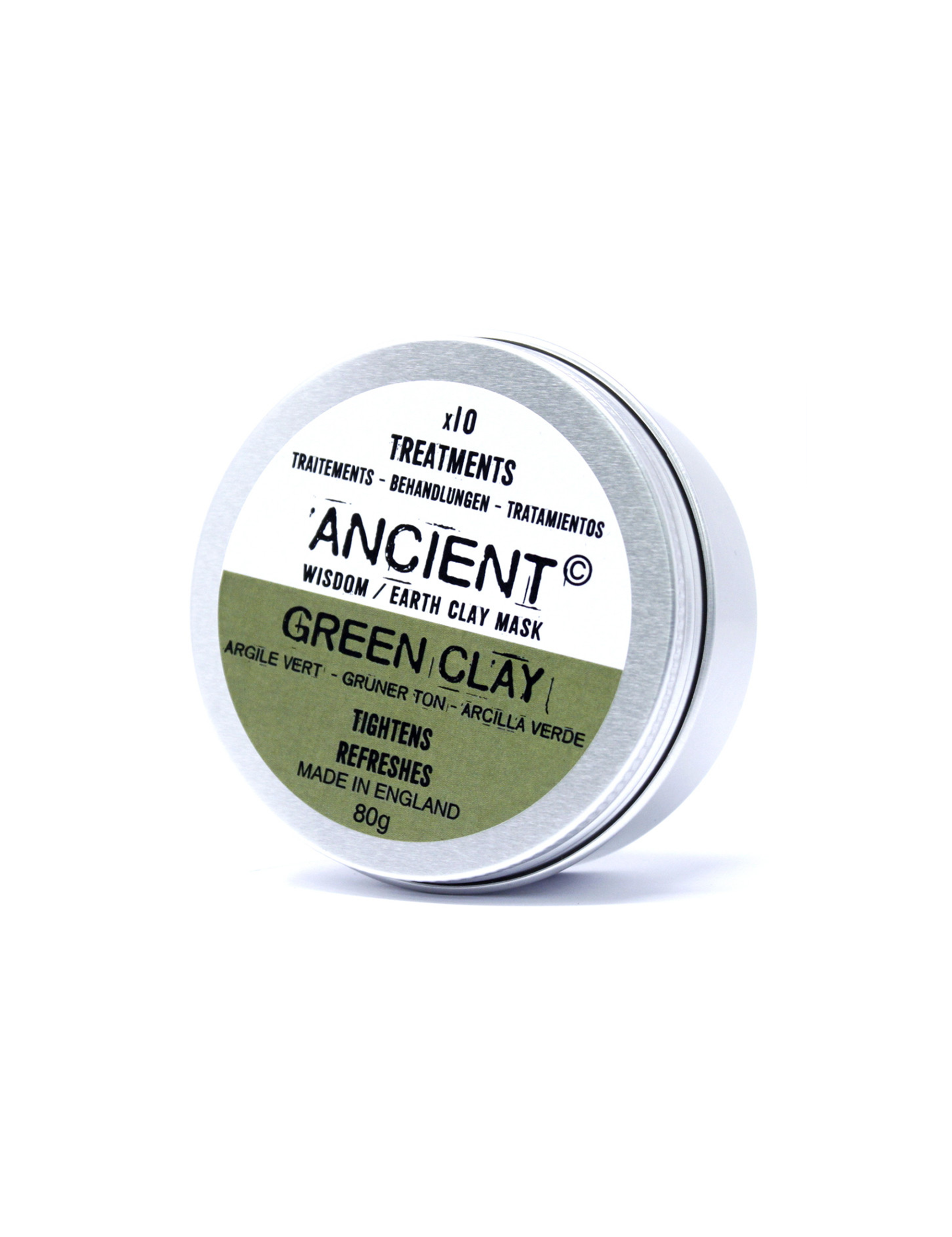 Grøn Clay Face Mask (80g)