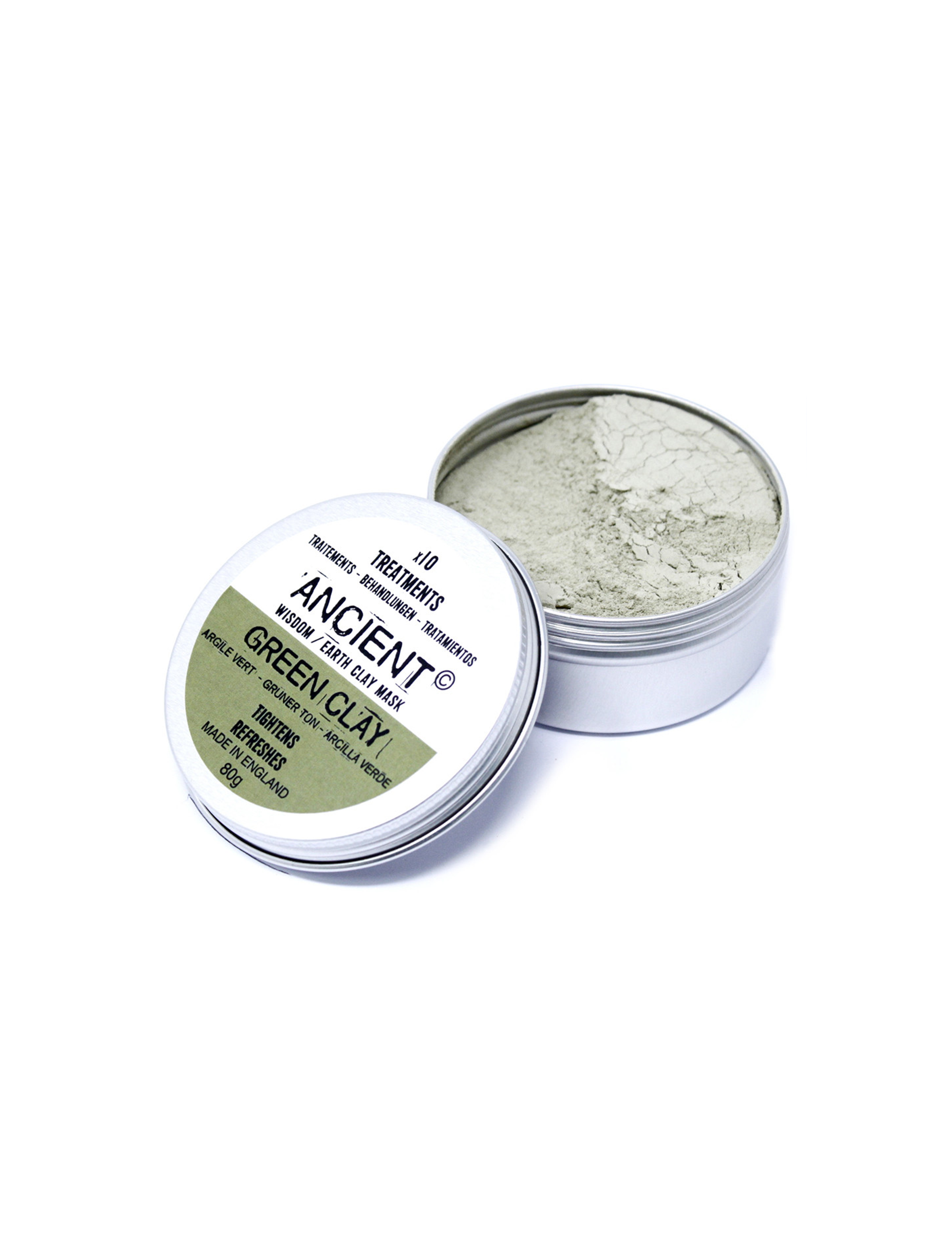 Grøn Clay Face Mask (80g)