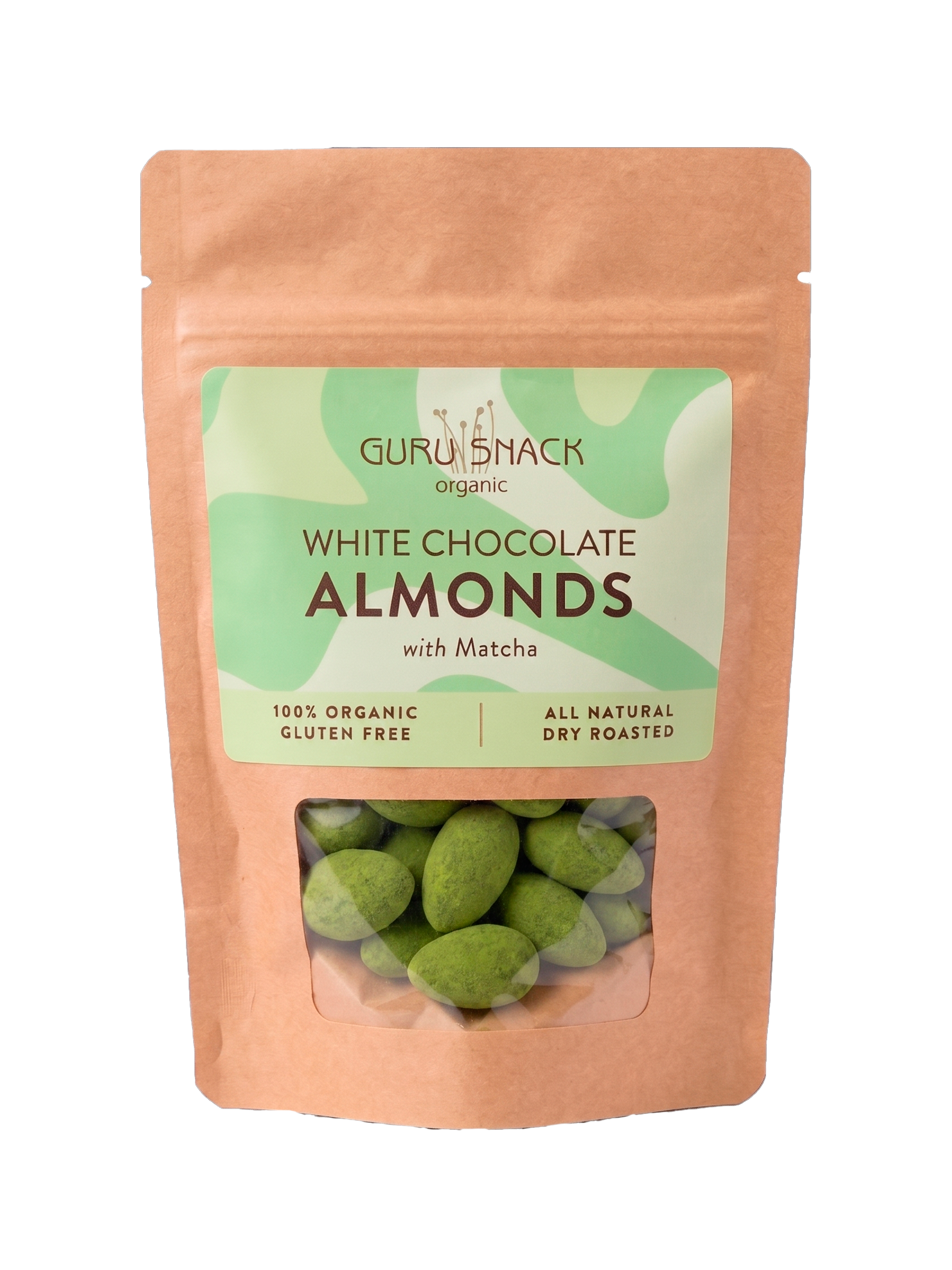 White Chocolate Almonds with Matcha