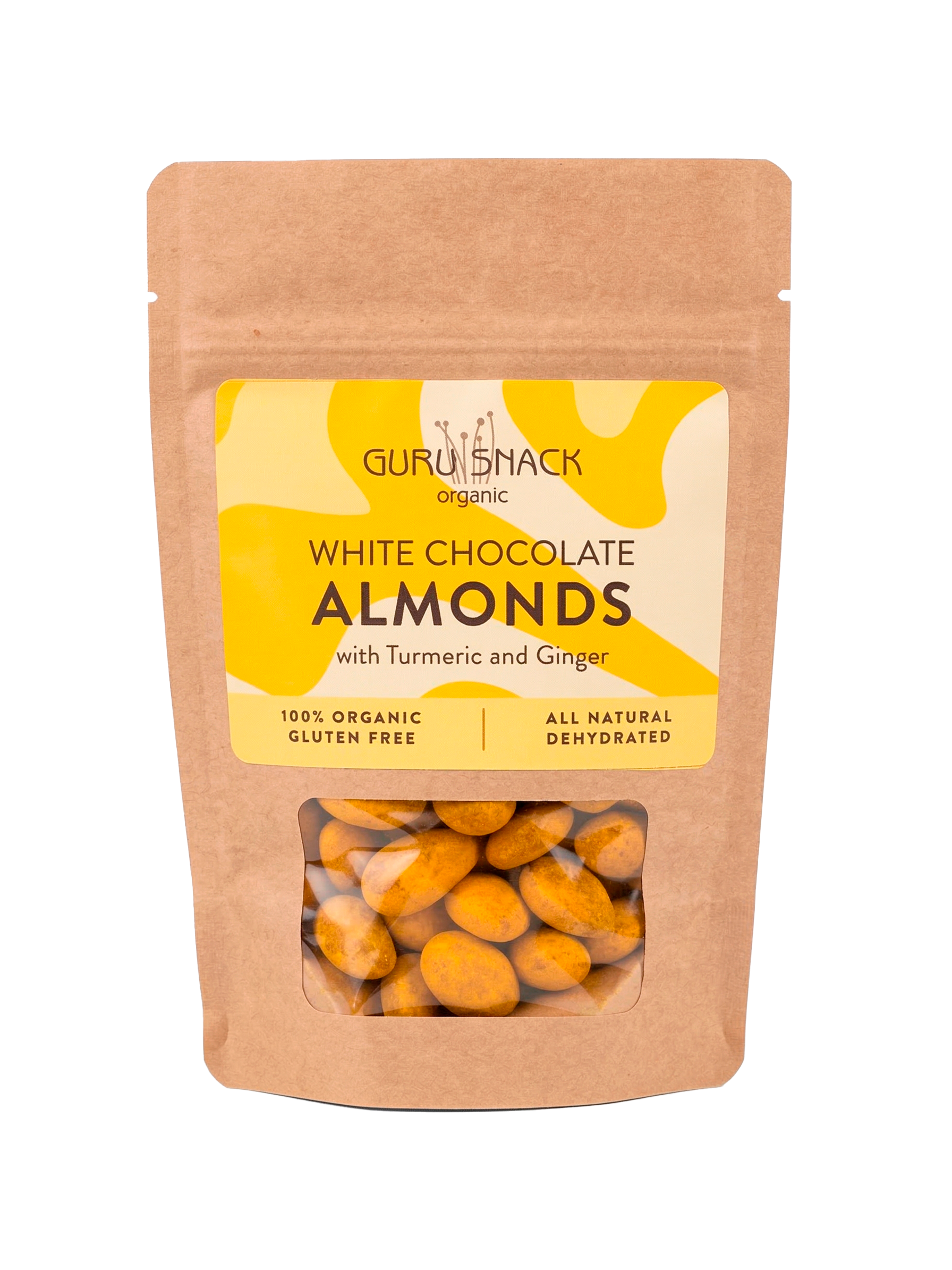 White Chocolate Almonds with Turmeric & Ginger