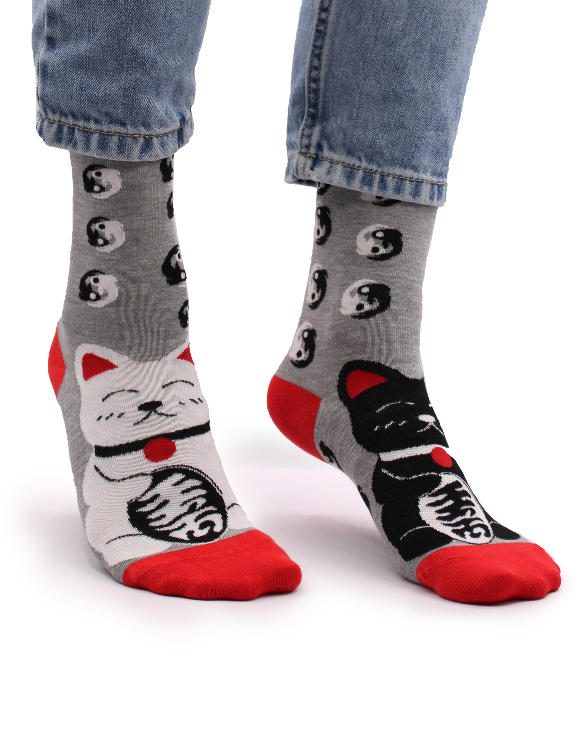 Bambus Sokker - Lucky Cats