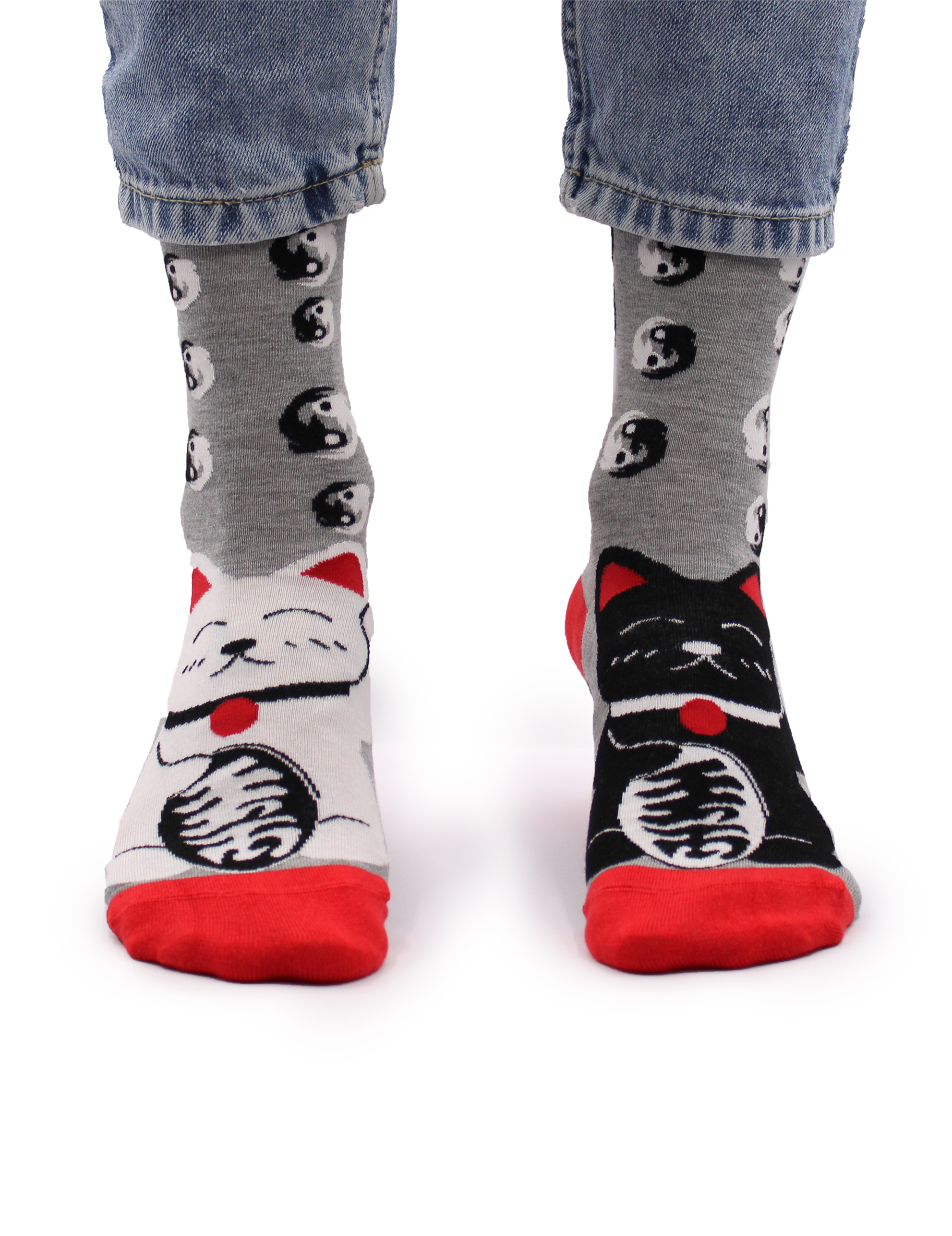 Bambus Sokker - Lucky Cats