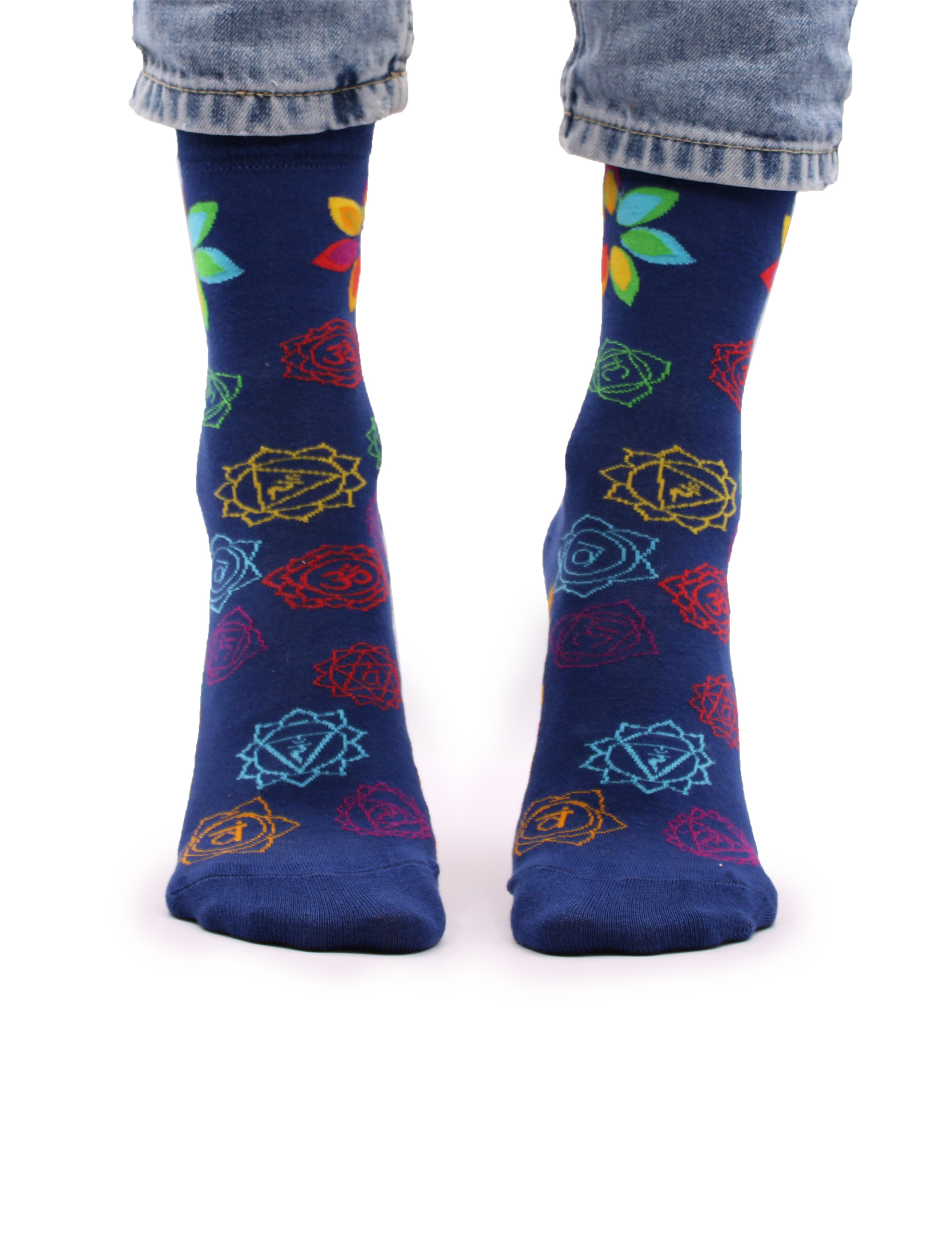 Bambus Sokker - Rainbow Chakra