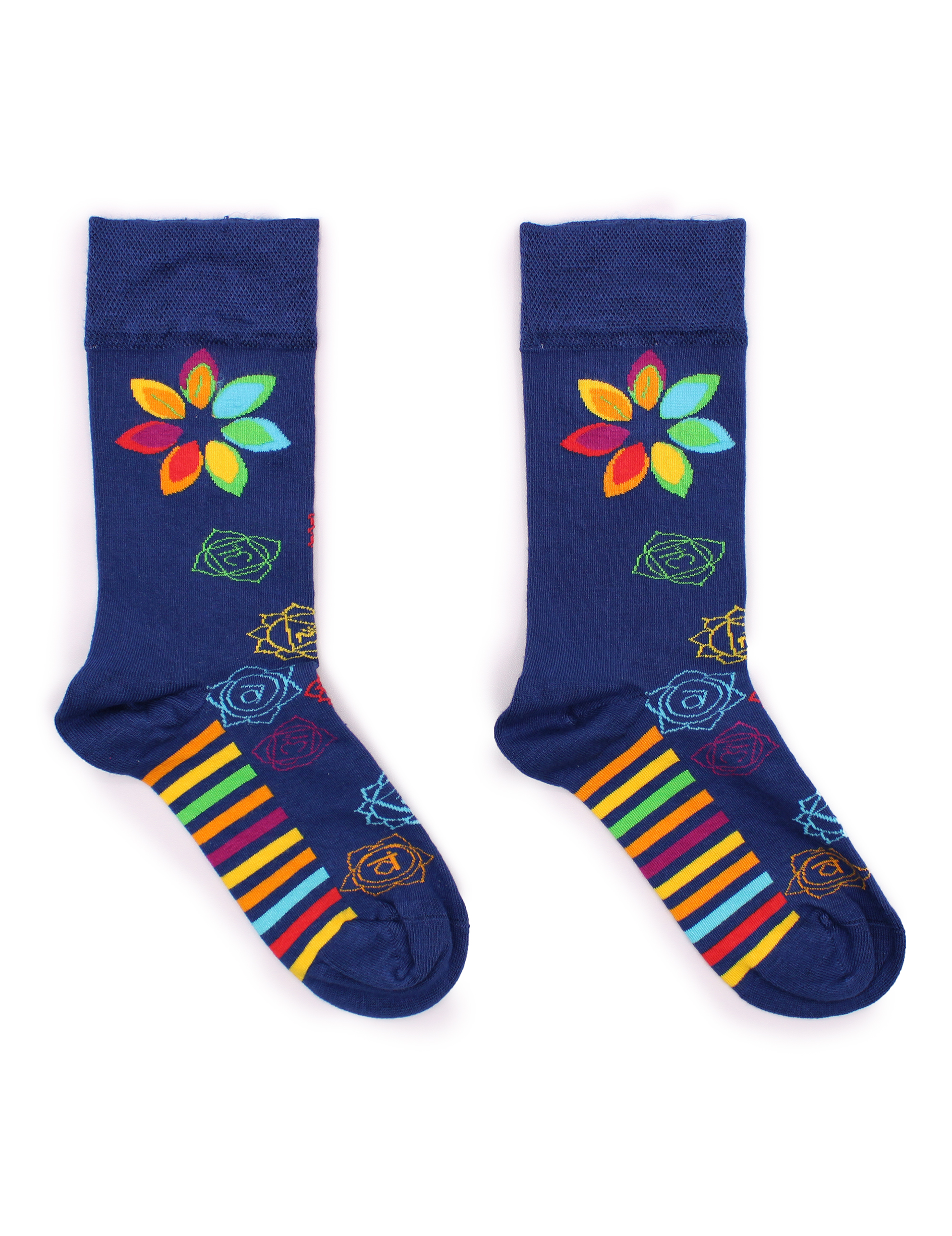Bambus Sokker - Rainbow Chakra