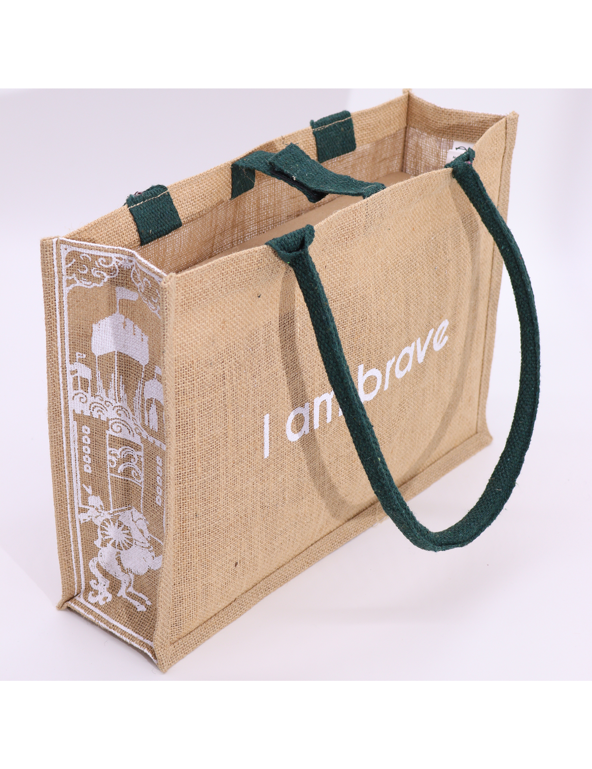 Jute Bag Indkøbspose - I Am Brave