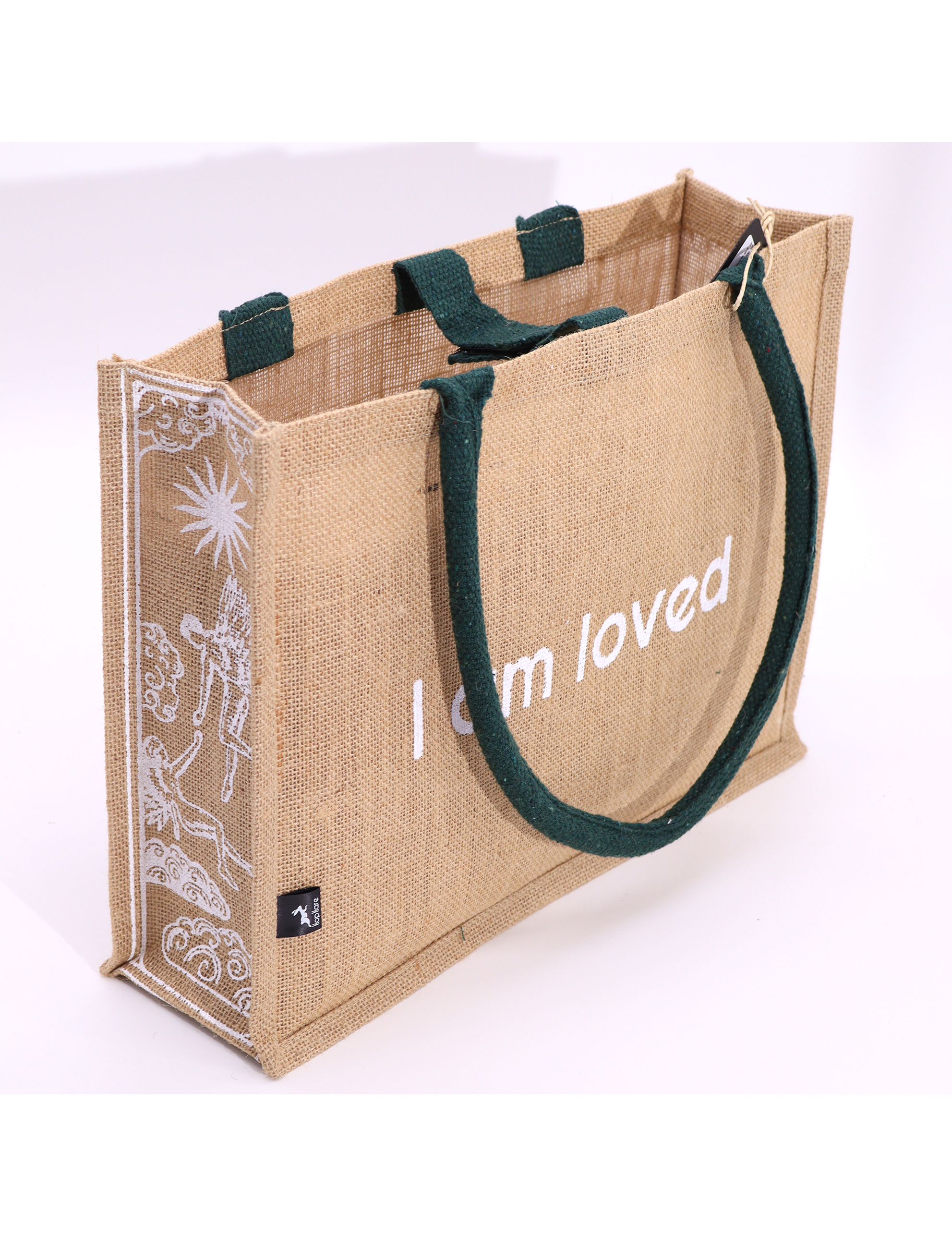 Jute Bag Indkøbspose - I Am Loved
