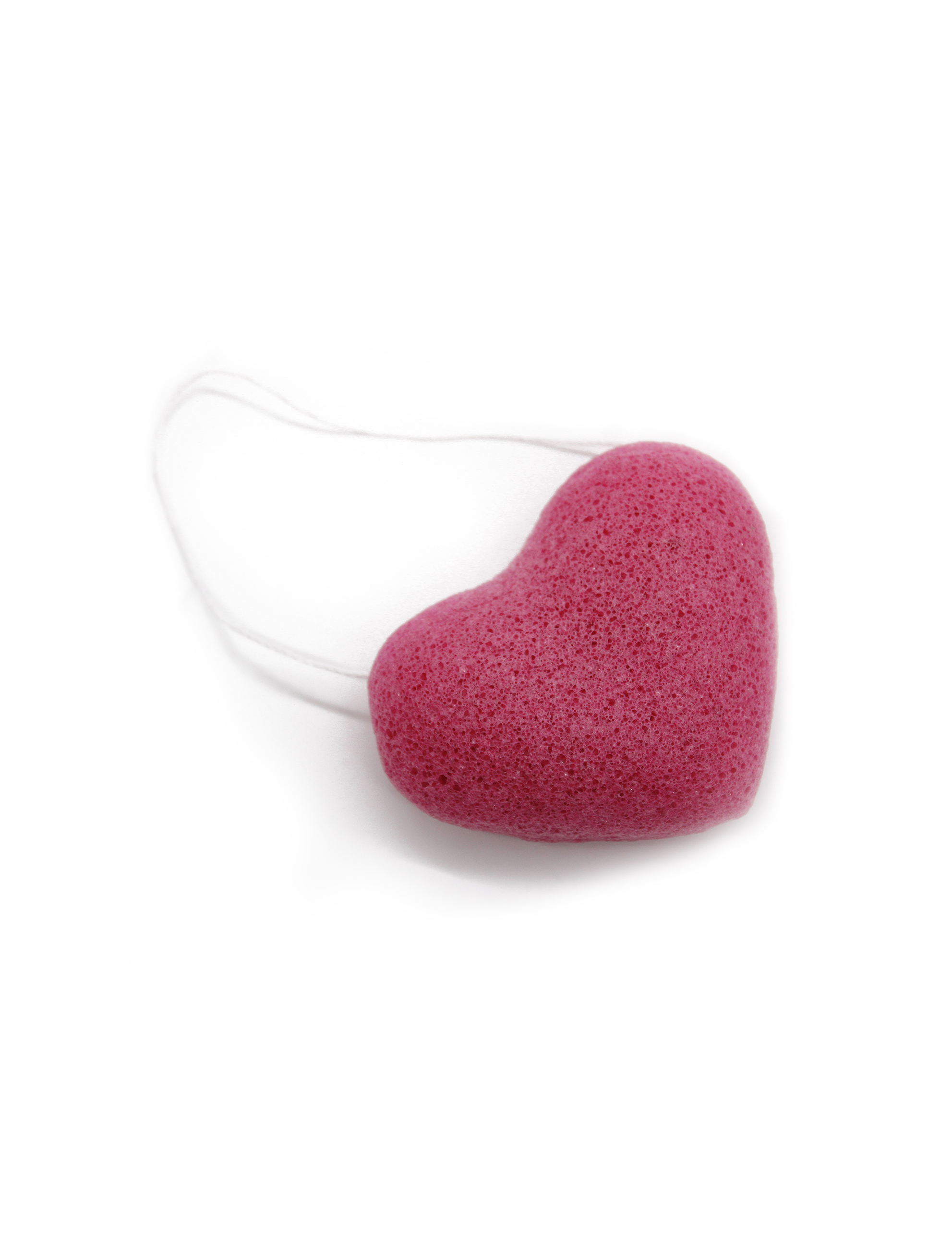 Konjac Hjerte Sponge - Rose
