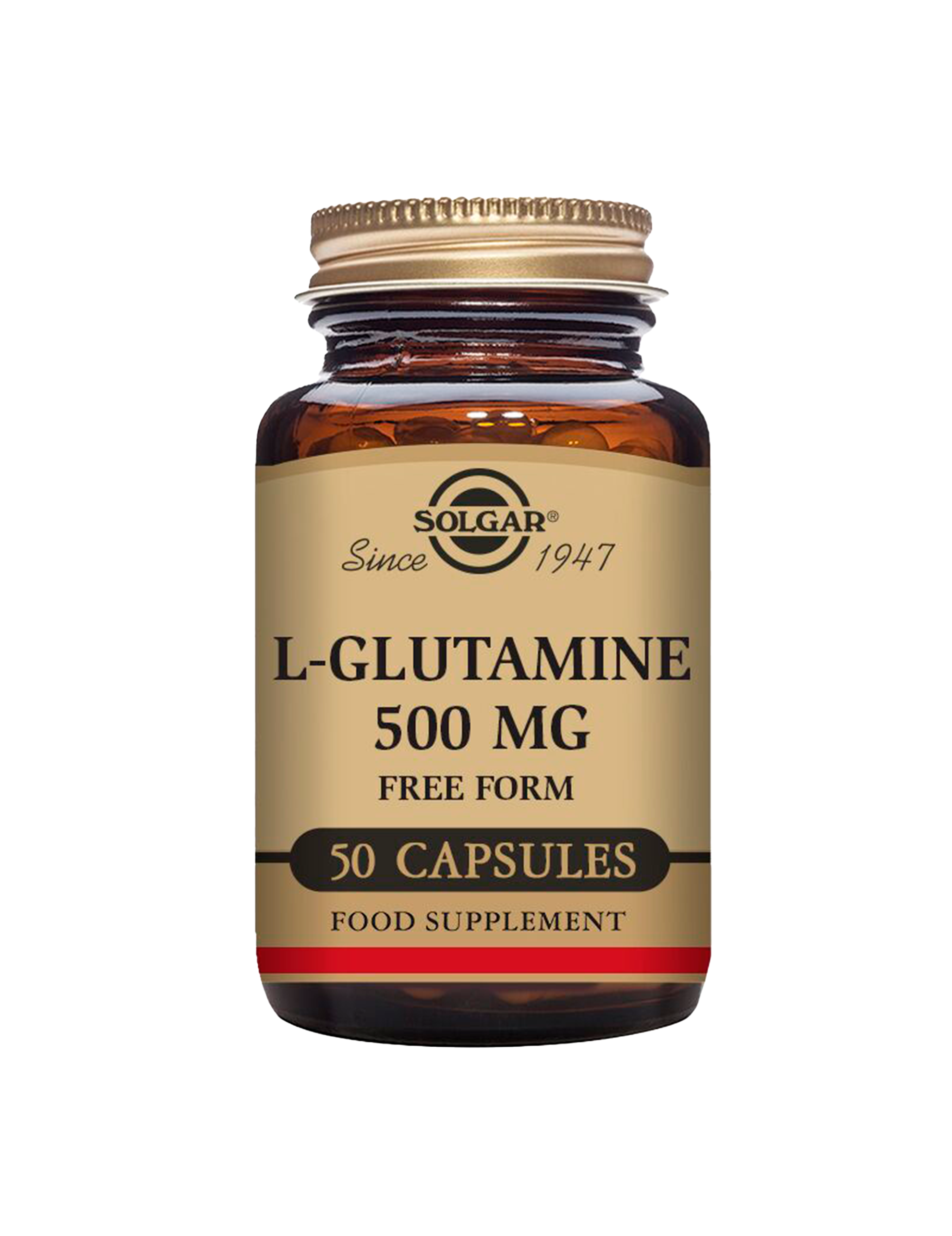 L-glutamin 500mg (50kapsler)