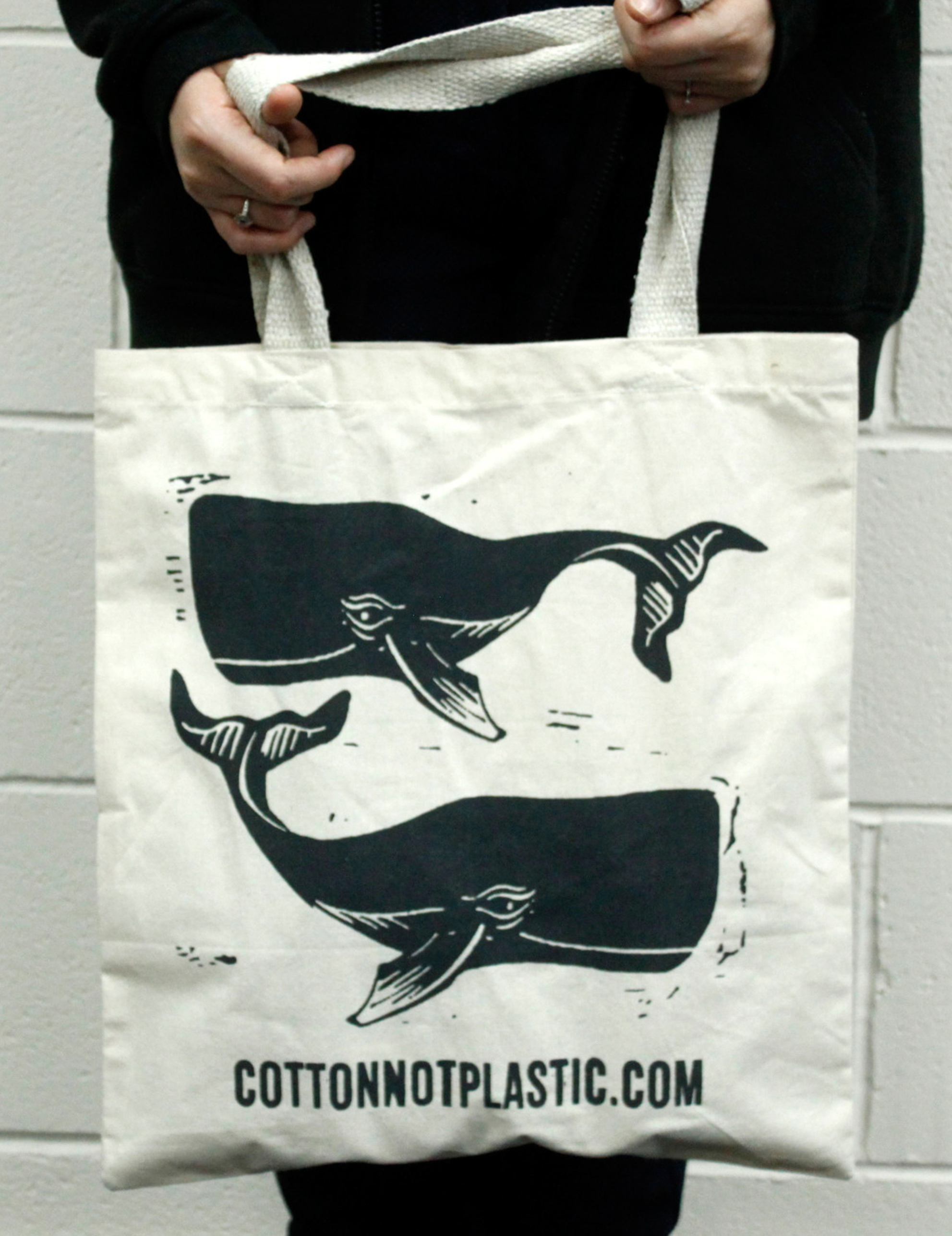 Tote Bag Indkøbspose - Whales
