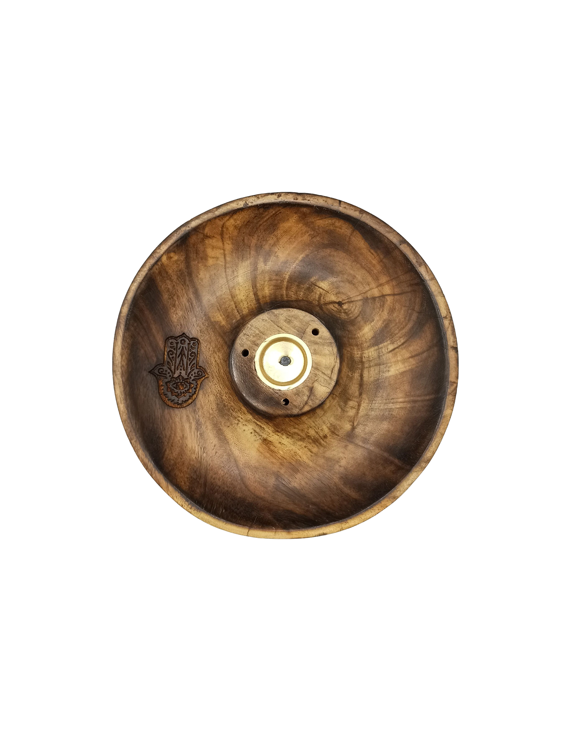 Røgelsesholder Mangotræ - Hamsa