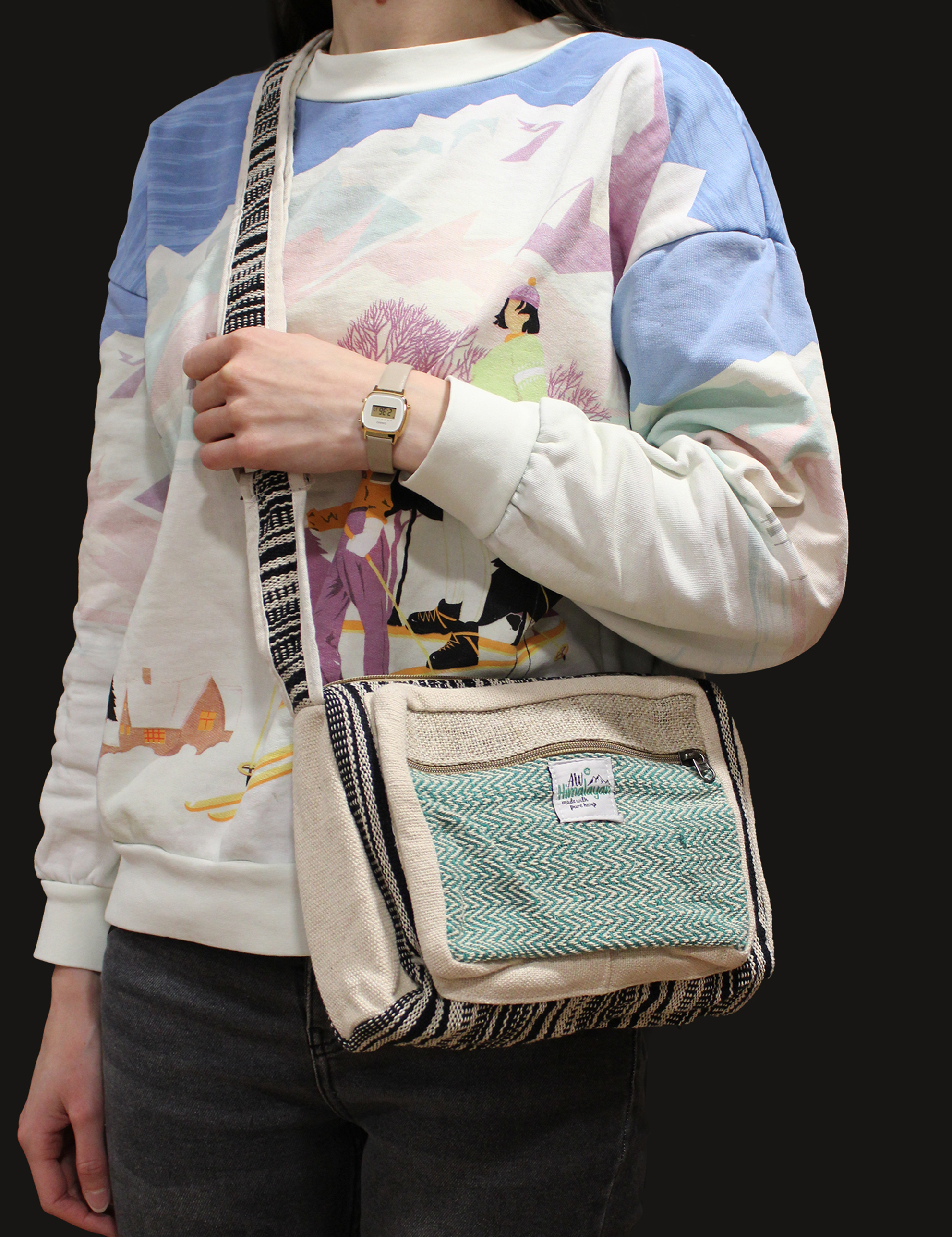 Messenger Taske - Hamp & Bomuld