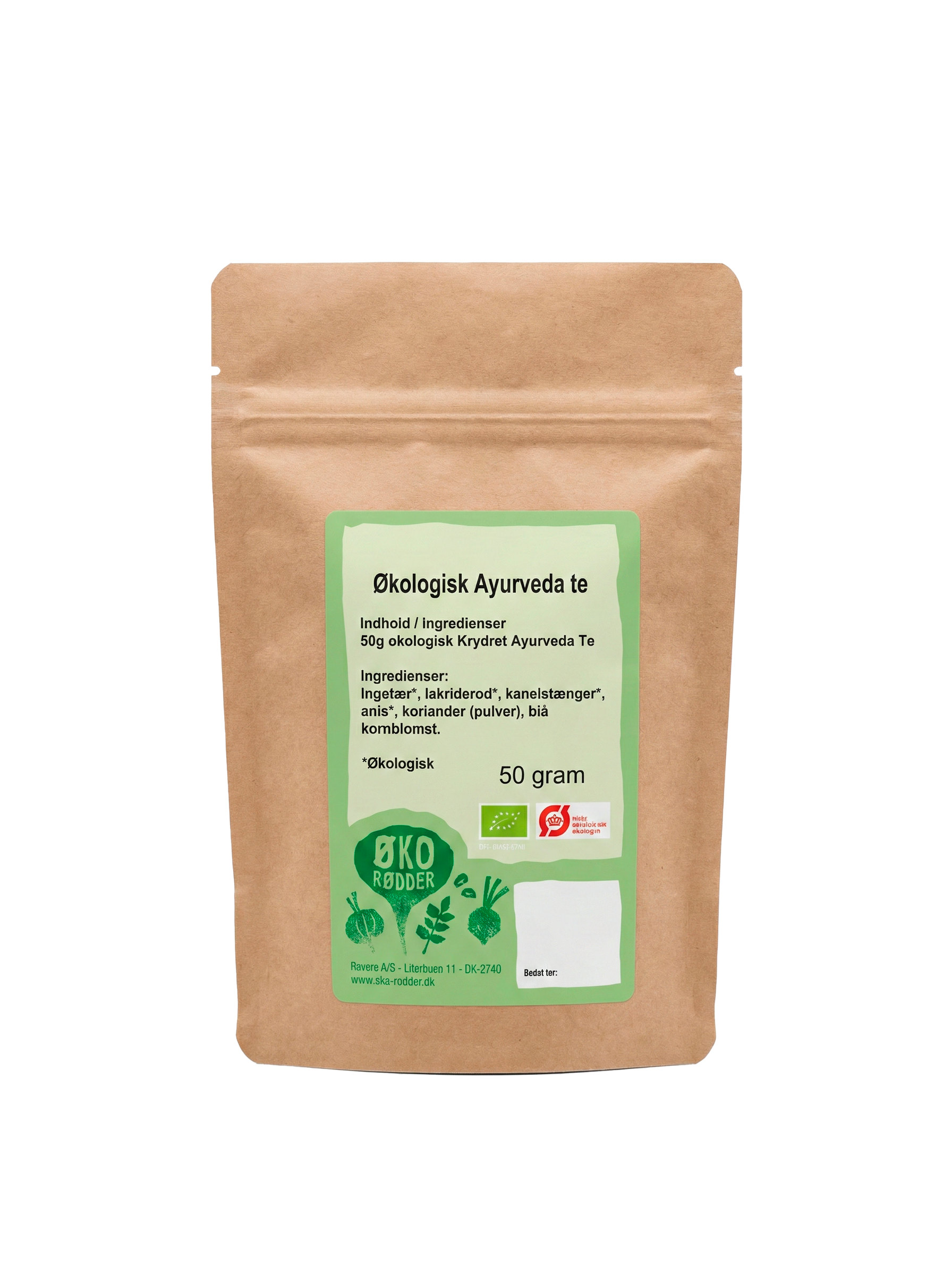 Urtete - Økologisk Krydret Ayurveda Te