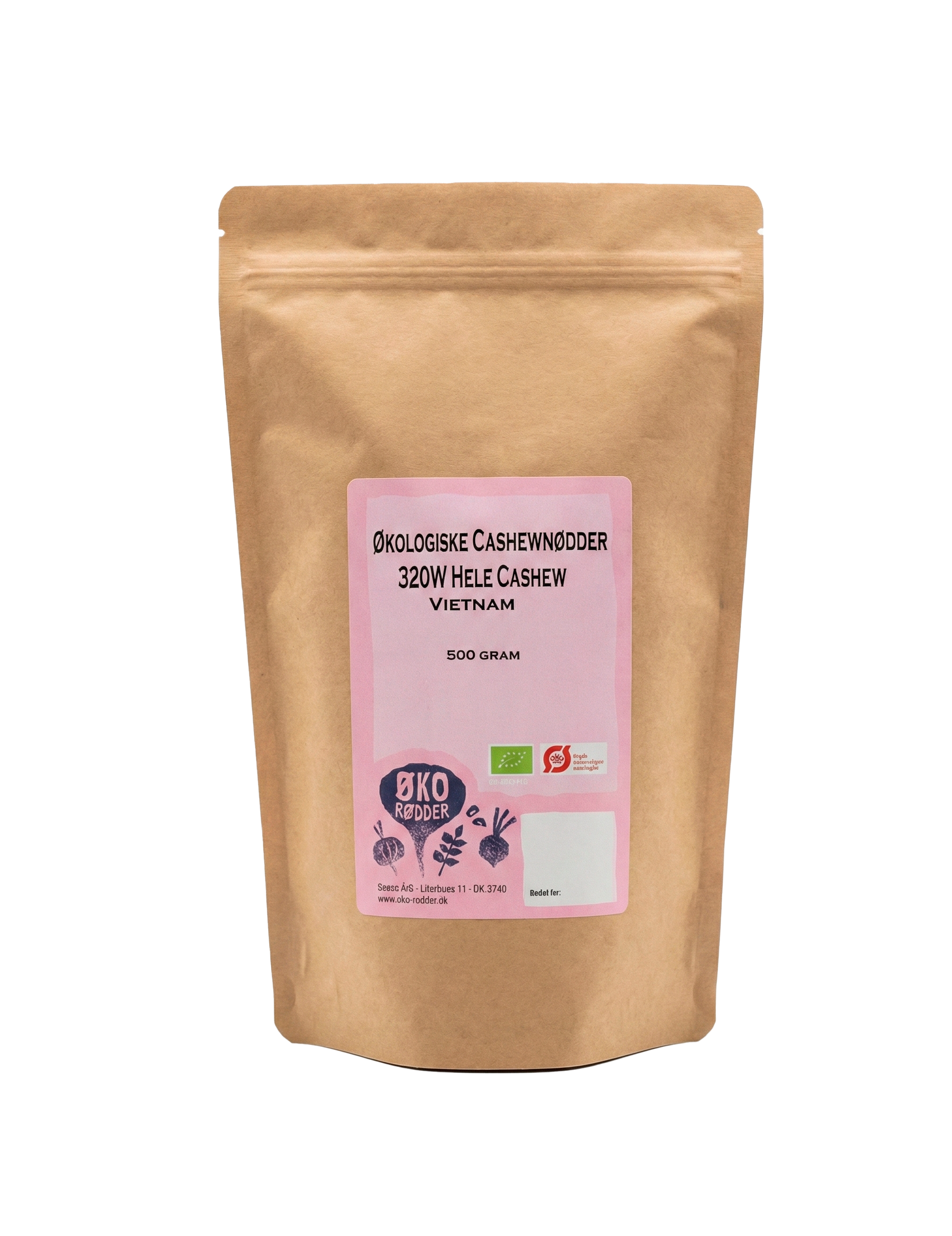 Økologiske Store Cashewnødder 320W