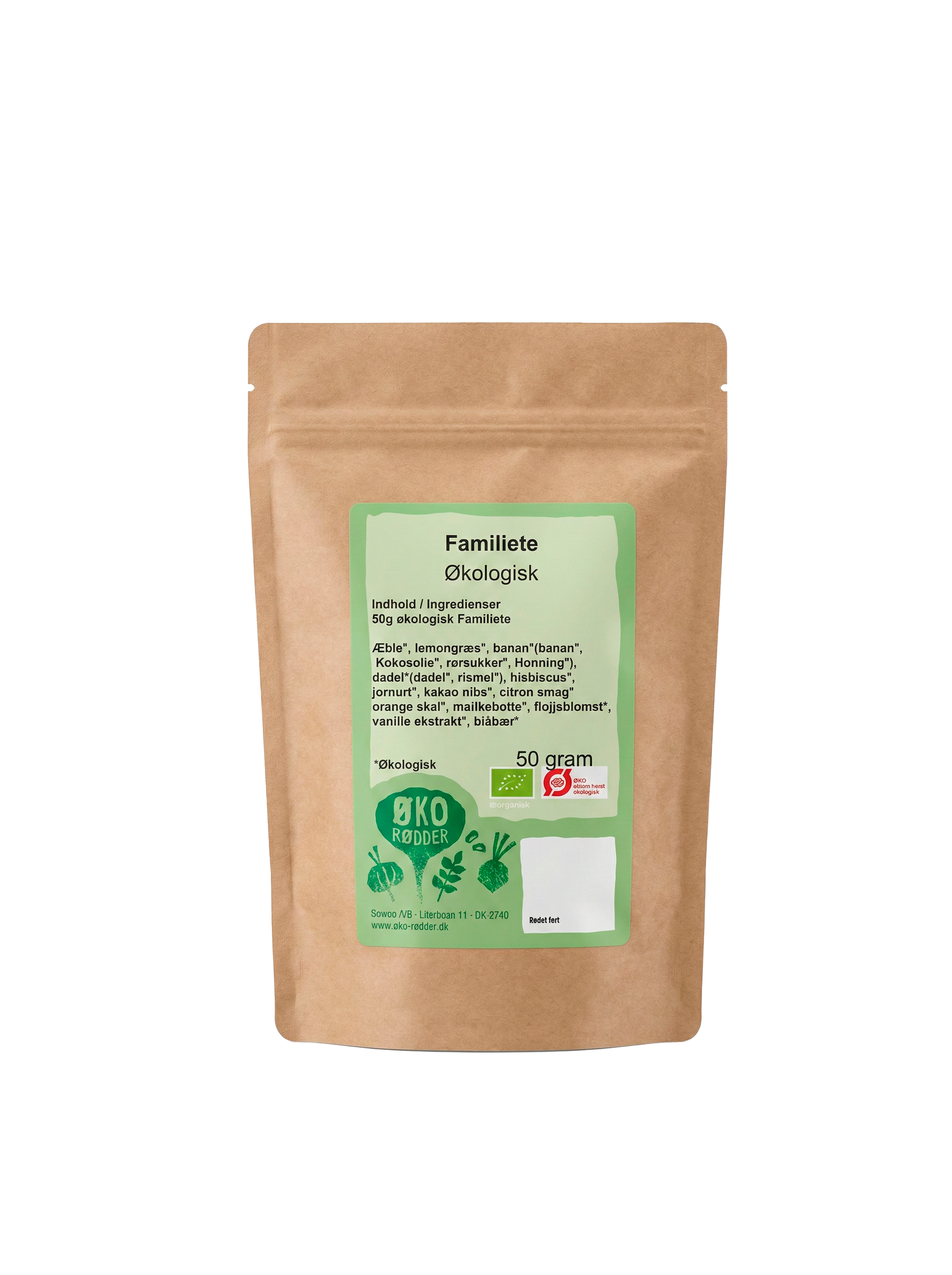 Økologisk Urtete – Familiete