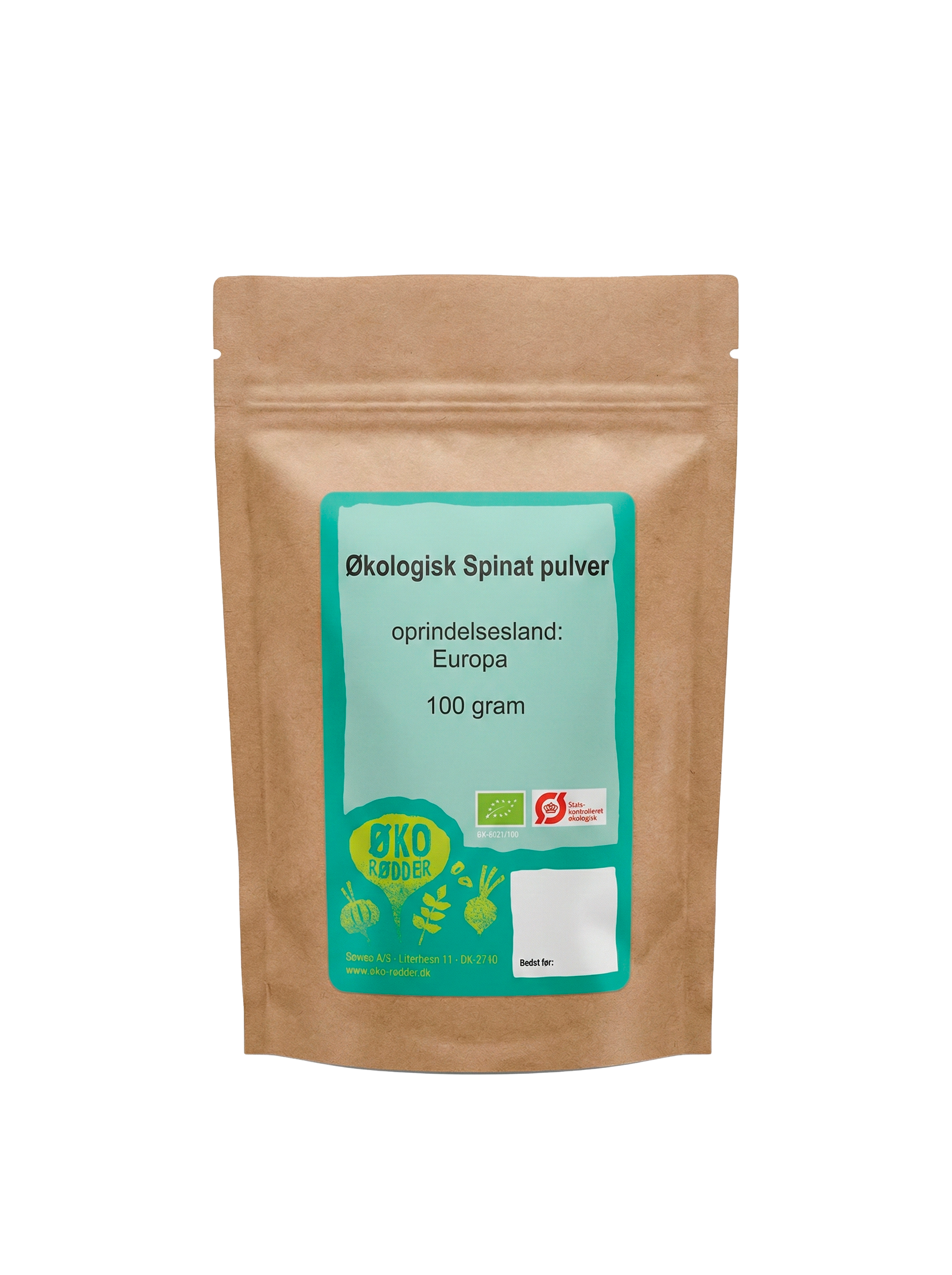 Økologisk Spinat pulver