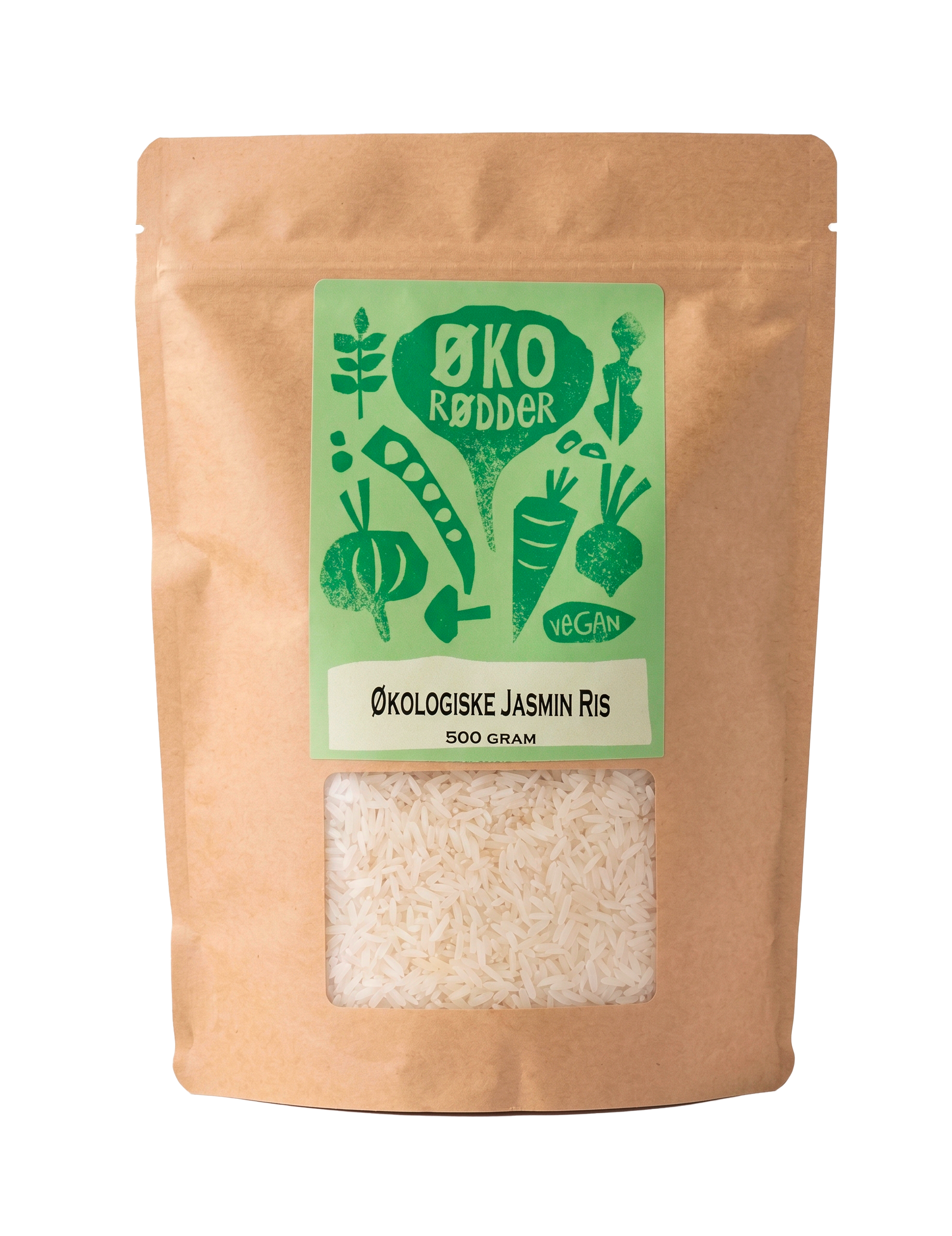 Økologiske Hvide Jasminris (500g)