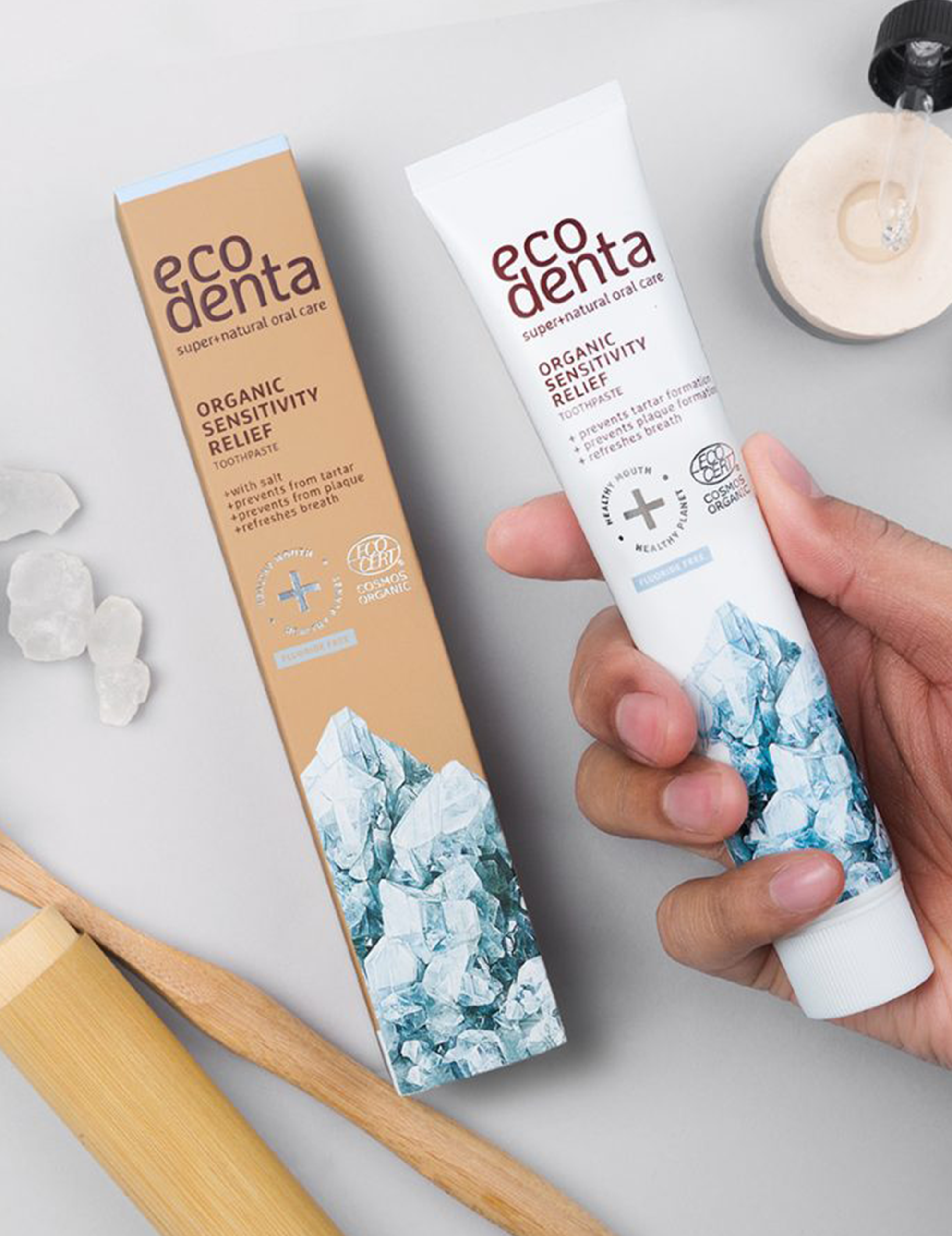 Organic Sensitivity Relief Toothpaste with Salt