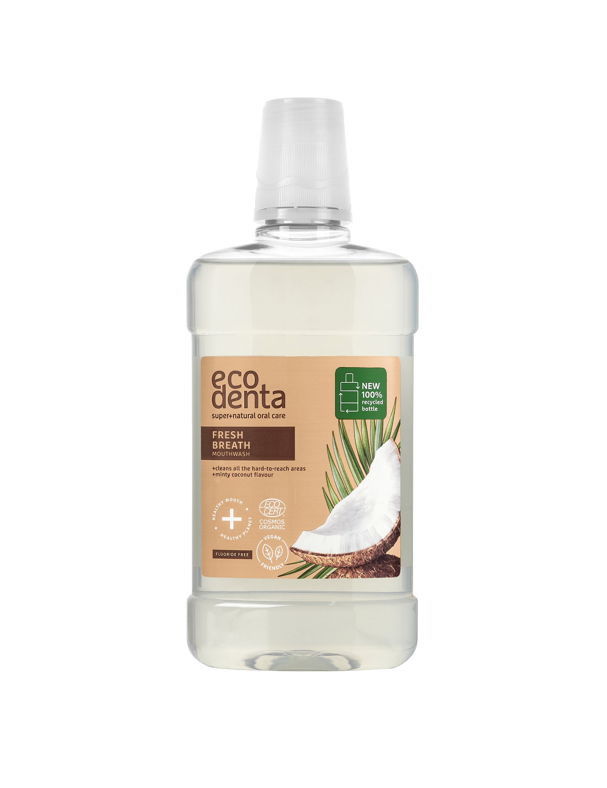 Organic minty coconut mouthwash