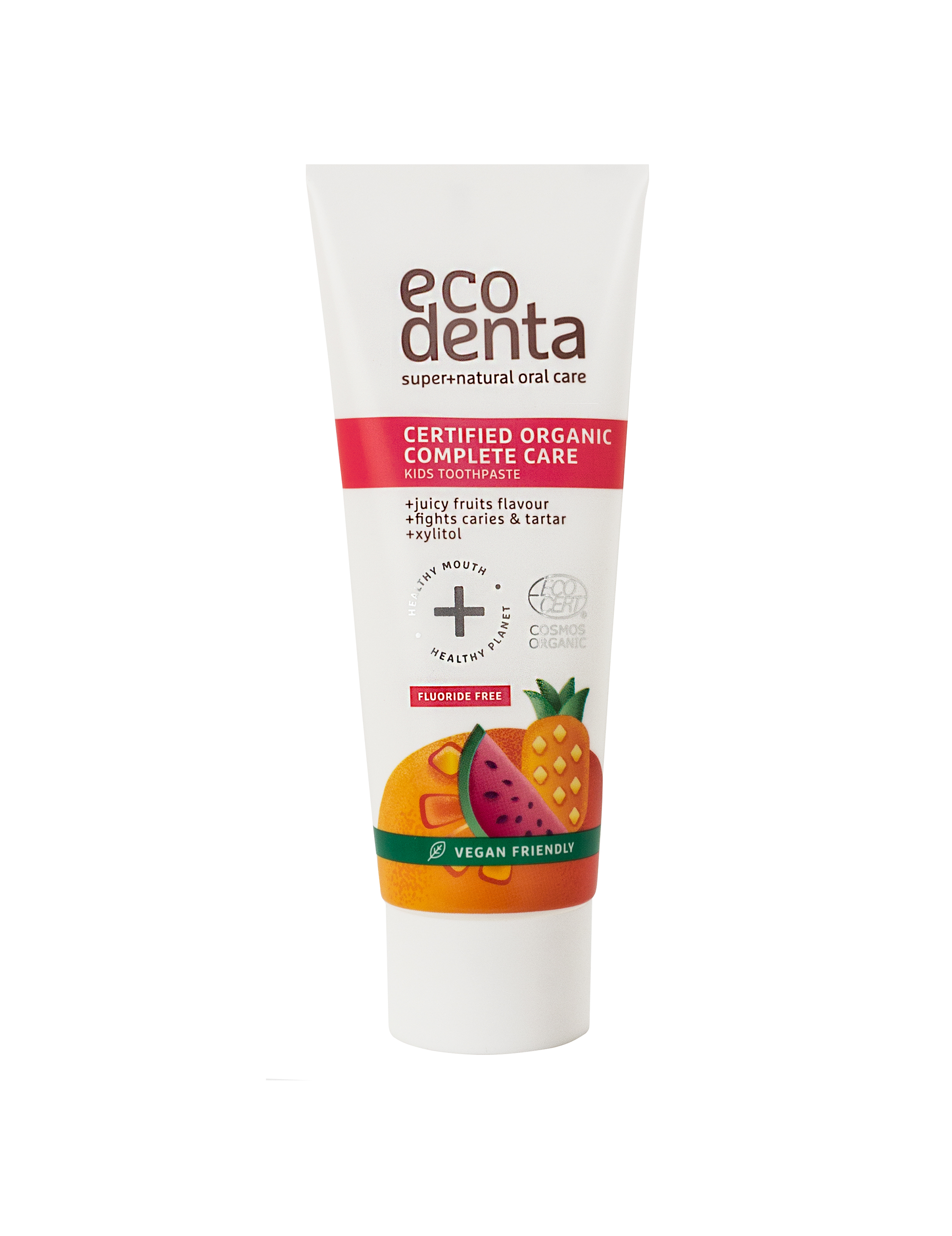 Organic juicy fruit kids toothpaste