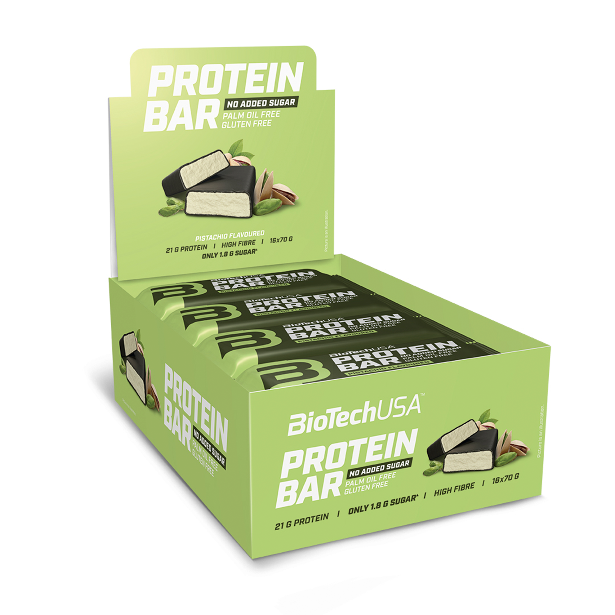 Protein Bar - Pistachio (16 stk.)