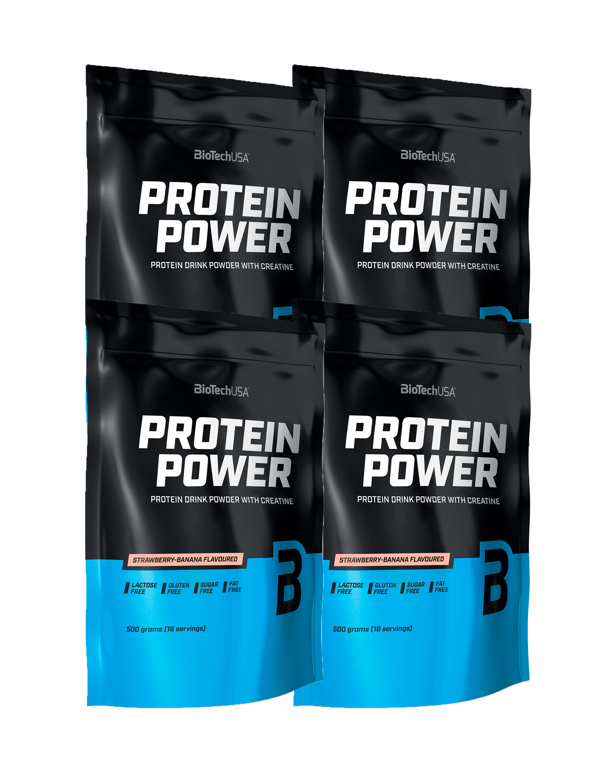 Protein Power (500g) (4 stk.)