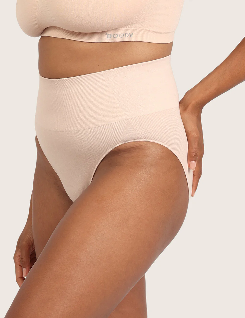Shaper High Cut Full Briefs - Shell